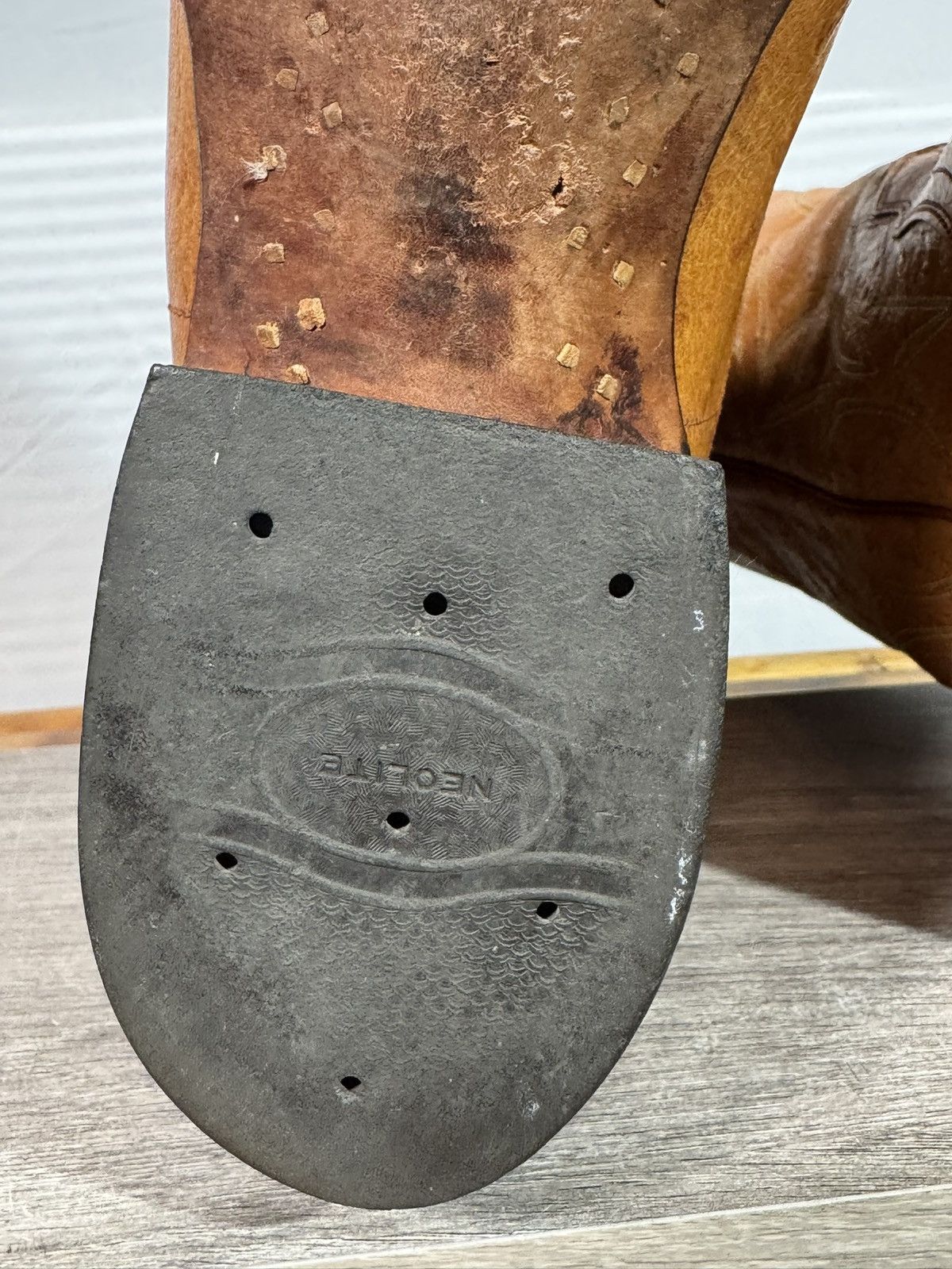 Nocona Boots Exotic Early 60s Nocona Men's Cowboy Boots Size 9B The Big O Size US 9 / EU 42 - 15 Thumbnail