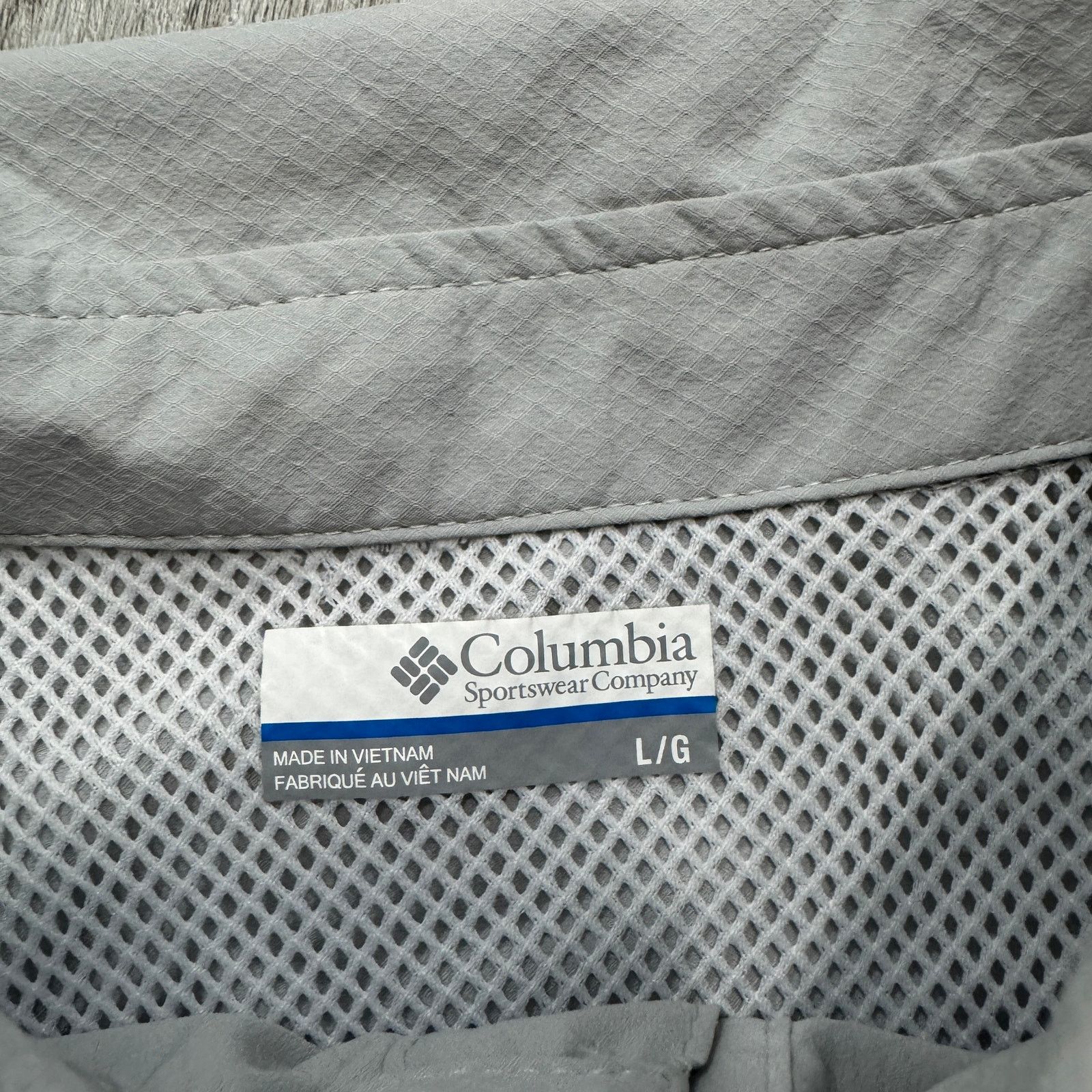 Columbia Columbia PFG Shirt Men's Large Gray Lightweight Vented Size US L / EU 52-54 / 3 - 4 Thumbnail