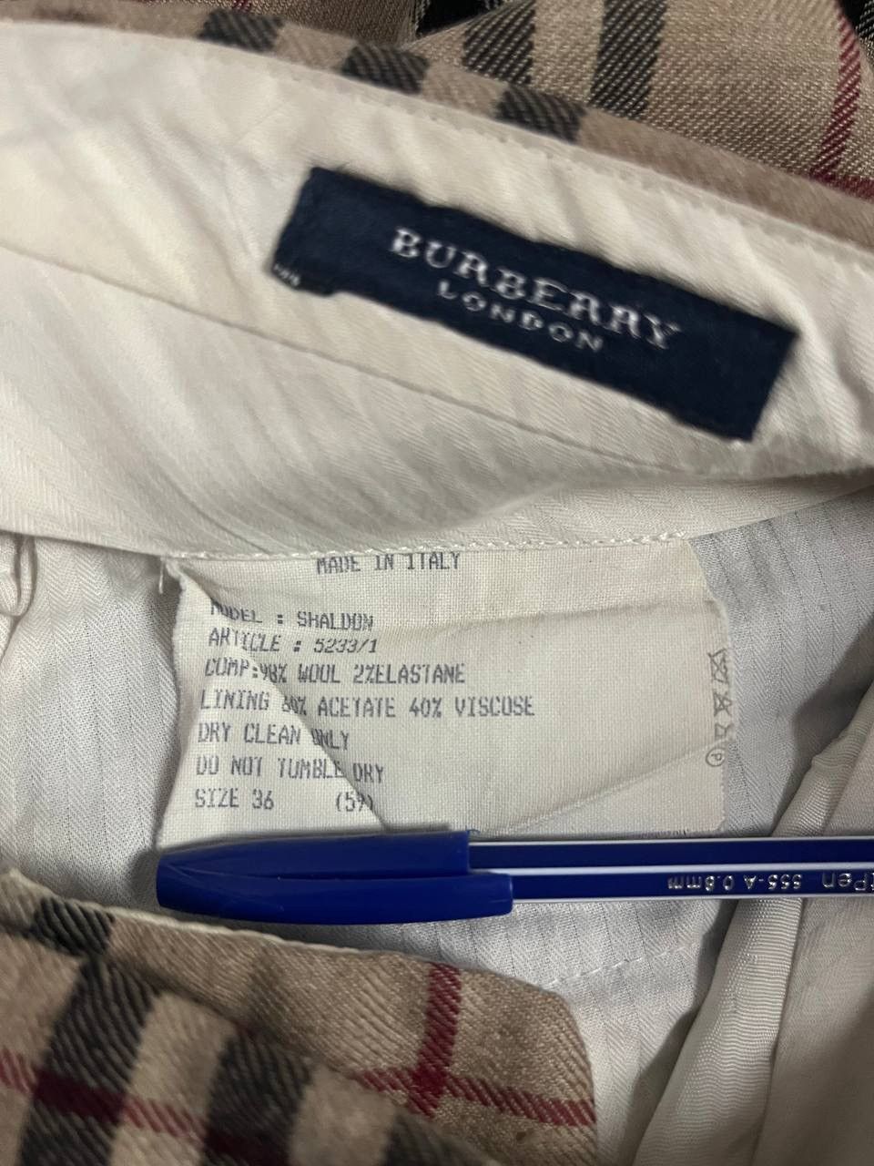 Burberry Burberry Nova Check Pants Classic Size US 36 / EU 52 - 14 Thumbnail