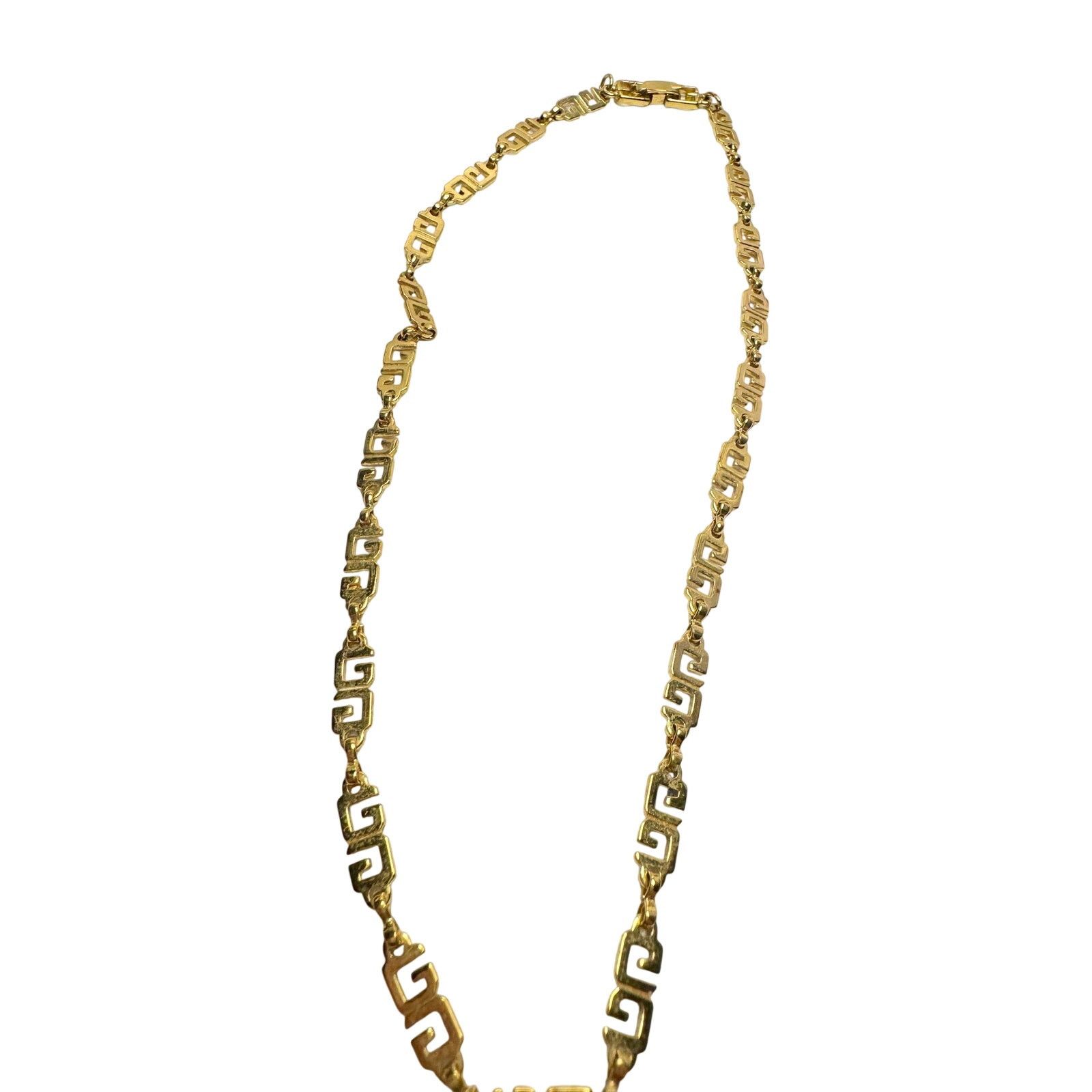 Givenchy Givenchy Gold-Plate GG Necklace - 15" - Vintage Size ONE SIZE - 4 Thumbnail
