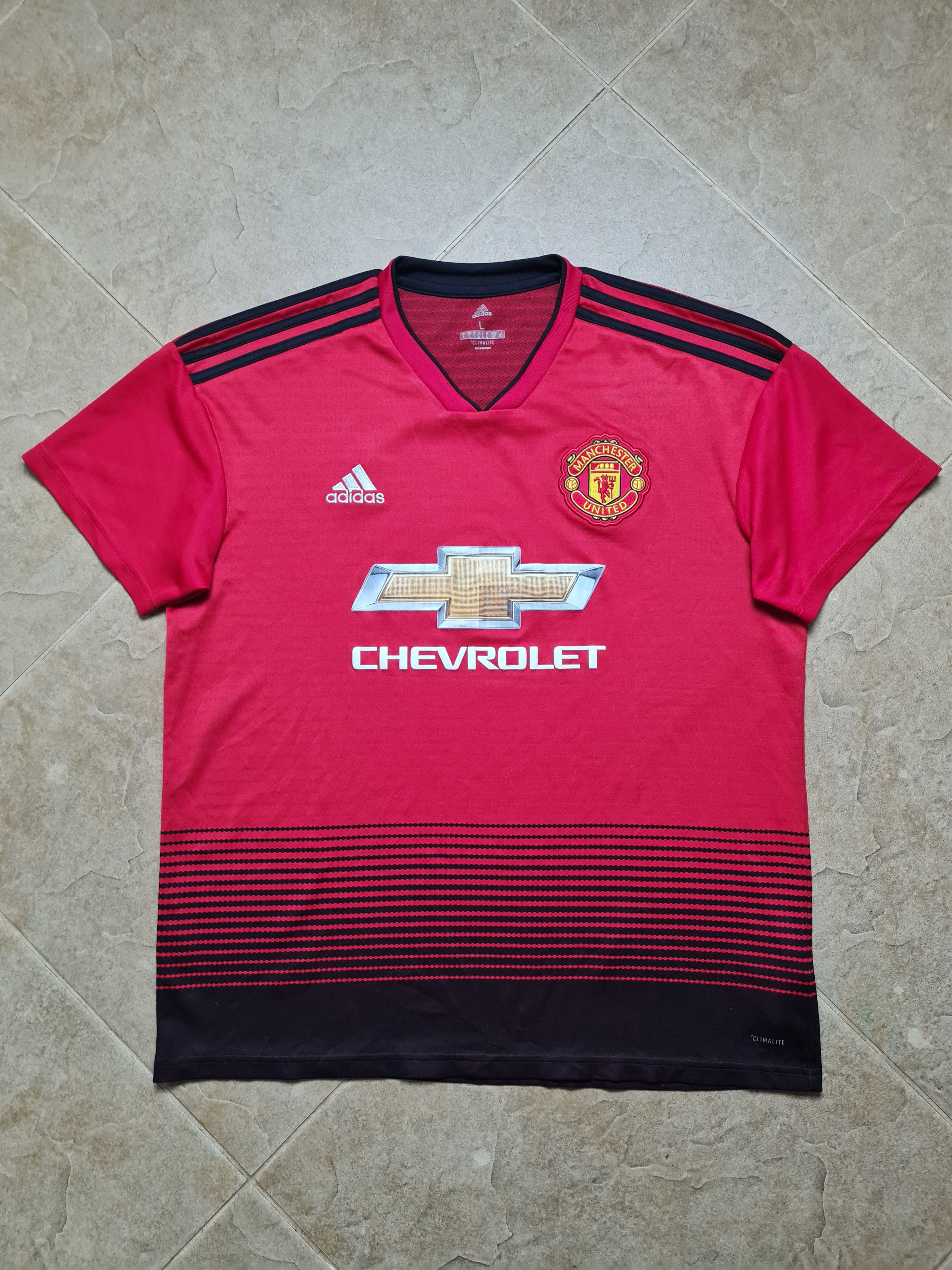 Adidas MANCHESTER UNITED 2018/2019 HOME SHIRT ADIDAS CG0040 SZ L Size US L / EU 52-54 / 3 - 7 Thumbnail