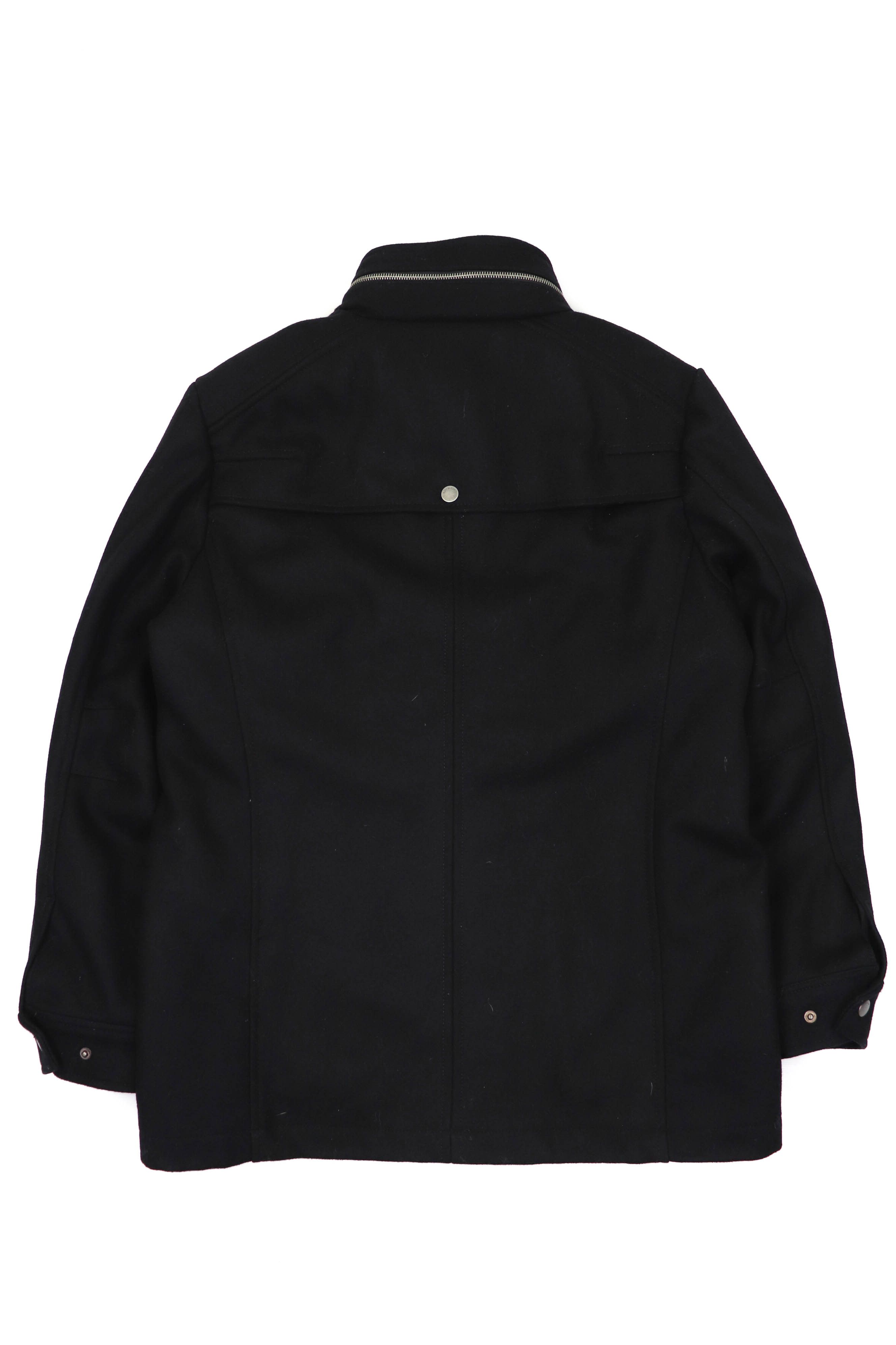 Other Blueprint M-65 Style Black Wool Jones Coat Jacket Size US L / EU 52-54 / 3 - 2 Thumbnail