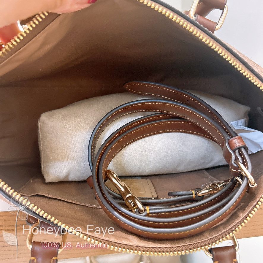 Coach Georgia Satchel In Signature Canvas CW422 Size ONE SIZE - 4 Thumbnail