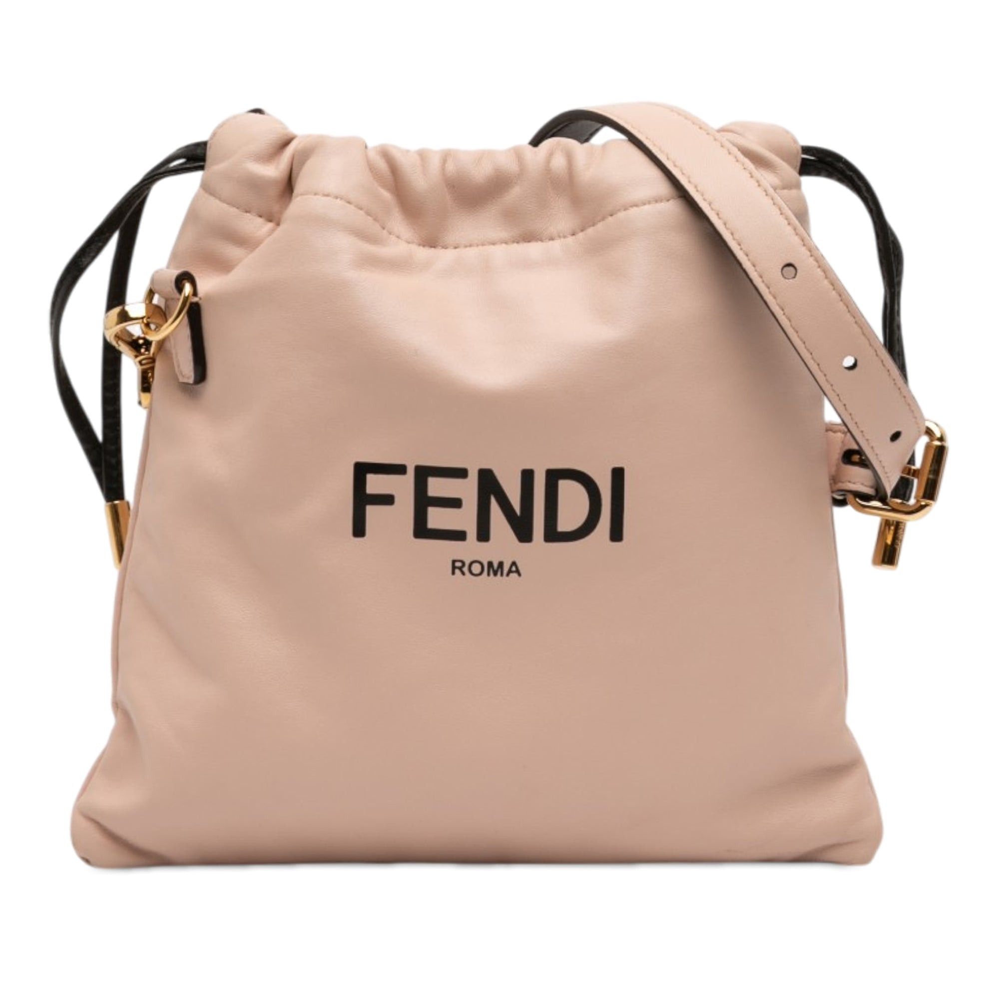 Fendi Small Calfskin Roma Drawstring Crossbody Size ONE SIZE - 1 Thumbnail