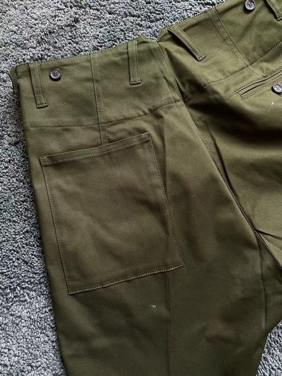 Dsquared2 Dsquared2 Dark Green High-Waist 9-Cuffed 44/46/50 Size US 28 / EU 44 - 4 Thumbnail
