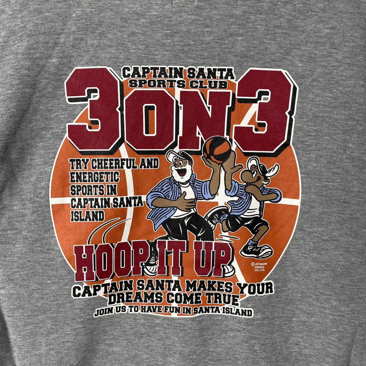 Japanese Brand Vintage 1990s Captain Santa “3 ON 3 Hoop It Up” Sweatshirt Size US S / EU 44-46 / 1 - 7 Thumbnail