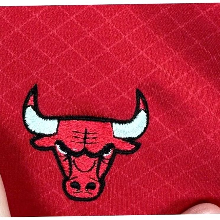 NBA Antigua Chicago Bulls NBA Team Polo Shirt Mens 2XL Red Short Sleeve Solid Athletic Knit Polyester Sports Rugby Polo Shirt Size US XXL / EU 58 / 5 - 5 Thumbnail