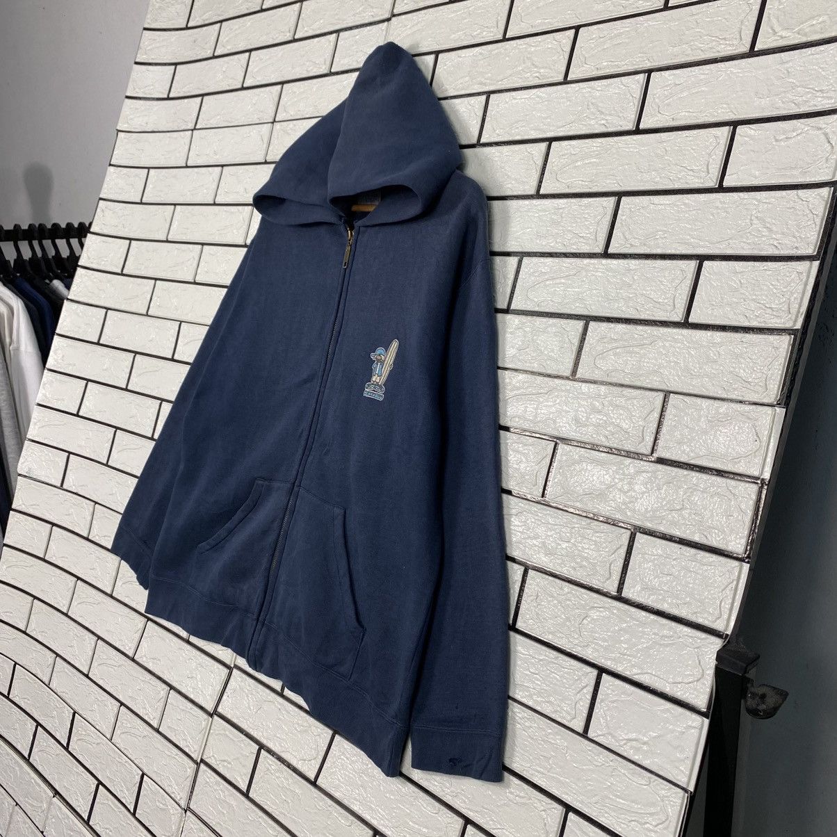 Japanese Brand 📌Vintage Zipper Sweater Peakaboo Surf Skatebord Big Logo Size US M / EU 48-50 / 2 - 4 Thumbnail