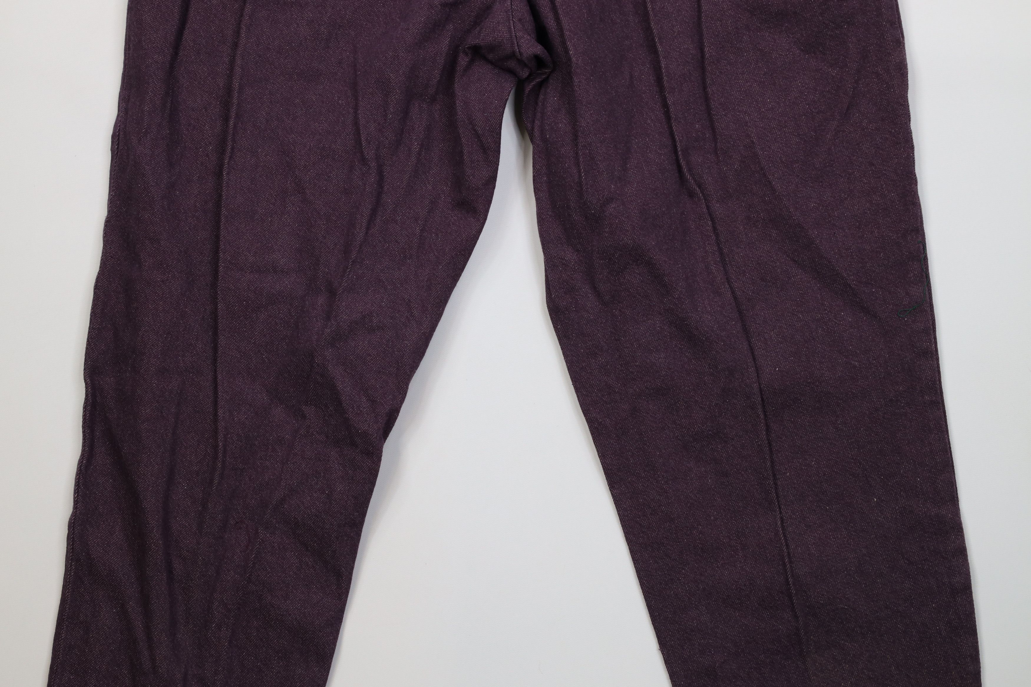 Vintage Deadstock Vintage 90s Streetwear Utility Jeans USA Purple Size 40" / US 18 - 12 Thumbnail