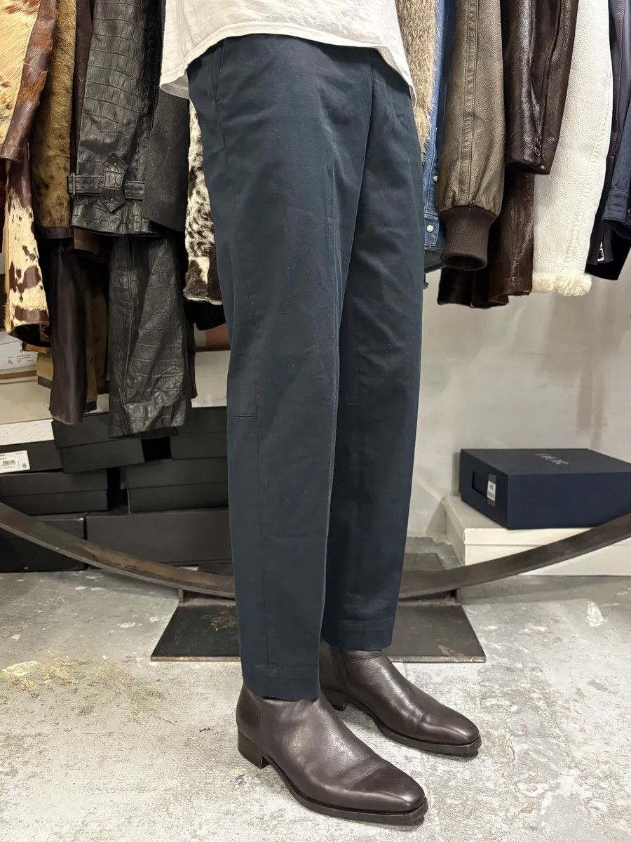 Prada 2000s Prada Navy Sleek Tailored Pants Size US 30 / EU 46 - 3 Thumbnail