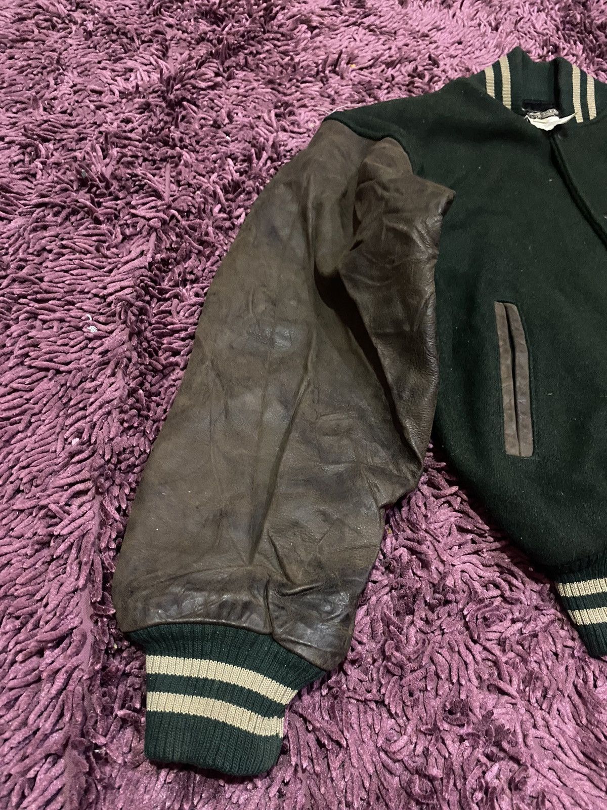 Vintage Vintage Grand Prix Equestrian Team Varsity Jacket Size US L / EU 52-54 / 3 - 5 Thumbnail