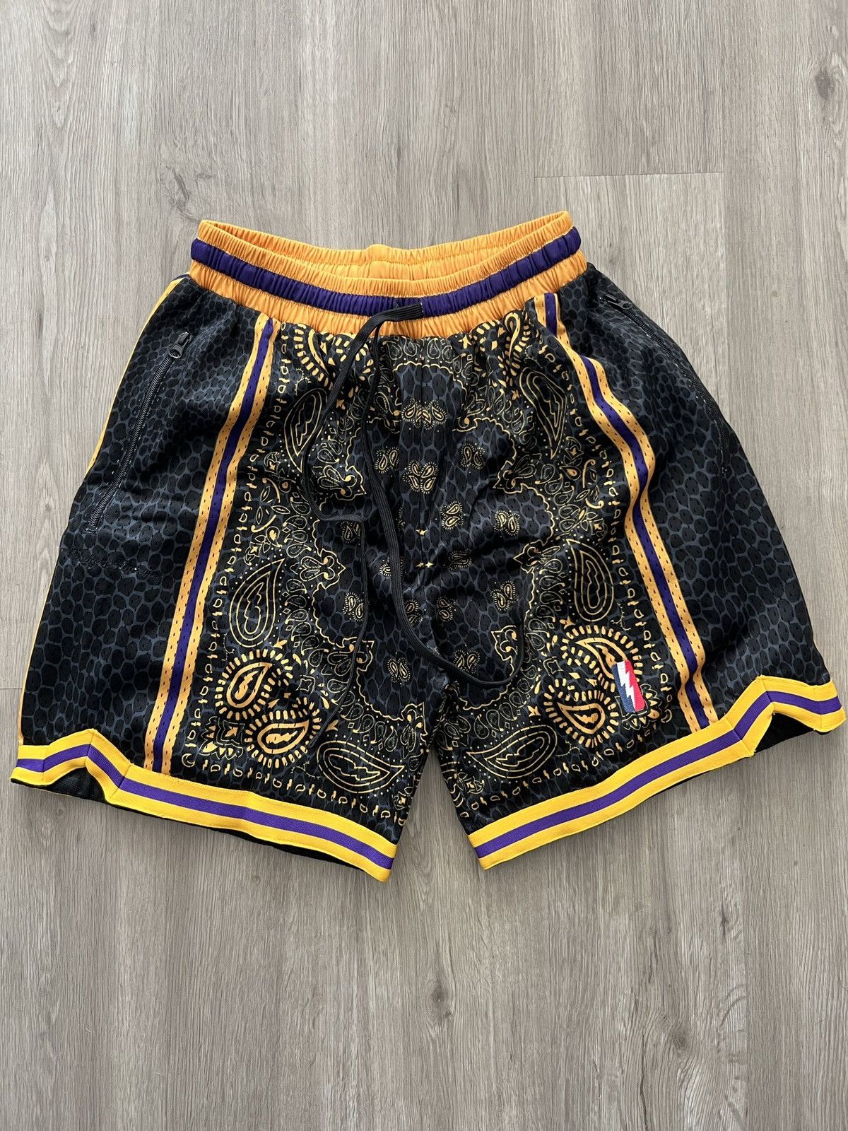 Lakers black store mamba shorts