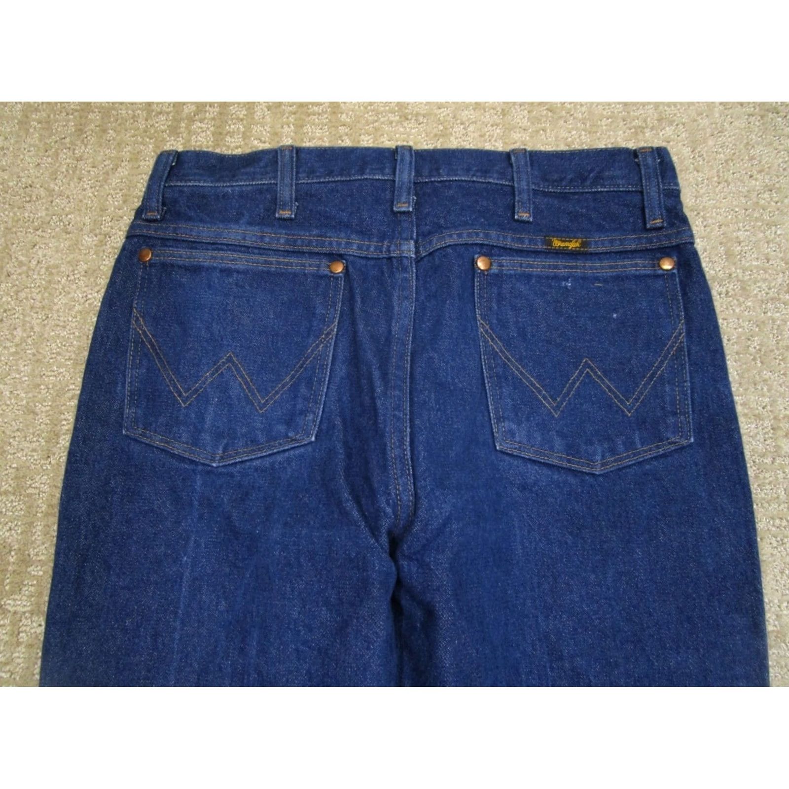 Wrangler Wrangler Jeans Men 32x30 Blue Cowboy Cut Slim Fit Western Pants Dark Wash Denim Size US 32 / EU 48 - 4 Thumbnail