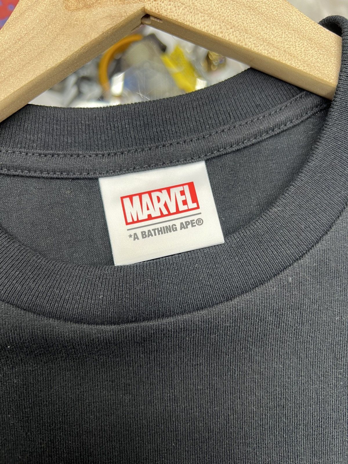 Bape Bape x Marvel Comic Black Window Tee Size US XL / EU 56 / 4 - 8 Thumbnail