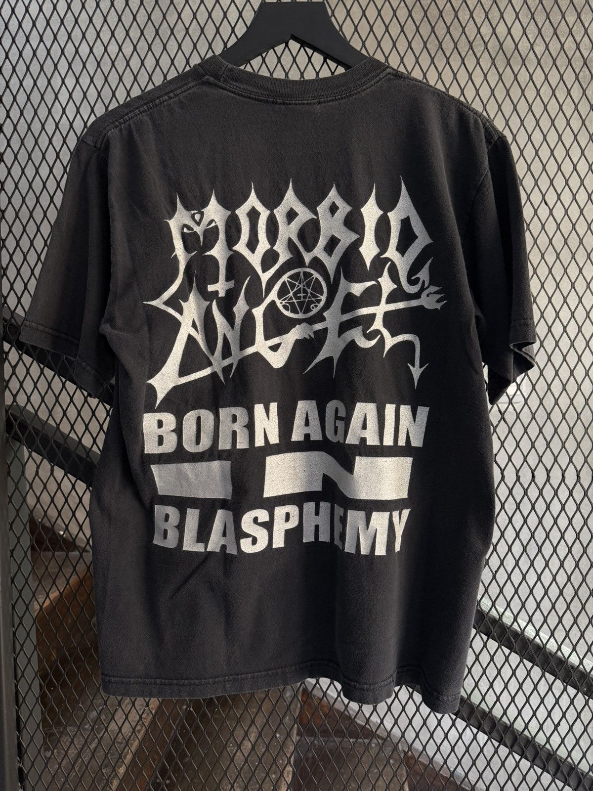 Band Tees Vintage 1990s Morbid Angel Born Again In Blasphemy Size US M / EU 48-50 / 2 - 3 Thumbnail