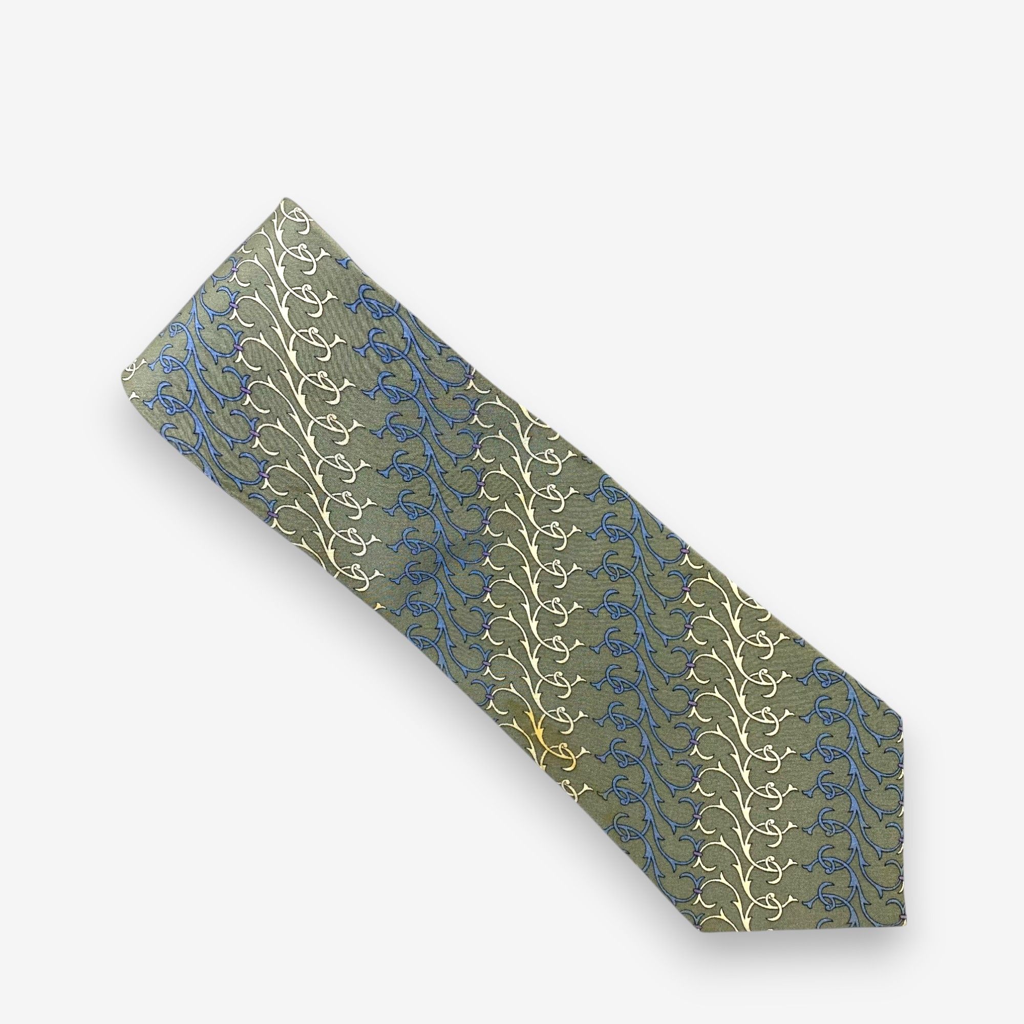 Japanese Brand Vintage Superieur SILK Necktie Cravate Pure Silk Size ONE SIZE - 2 Thumbnail