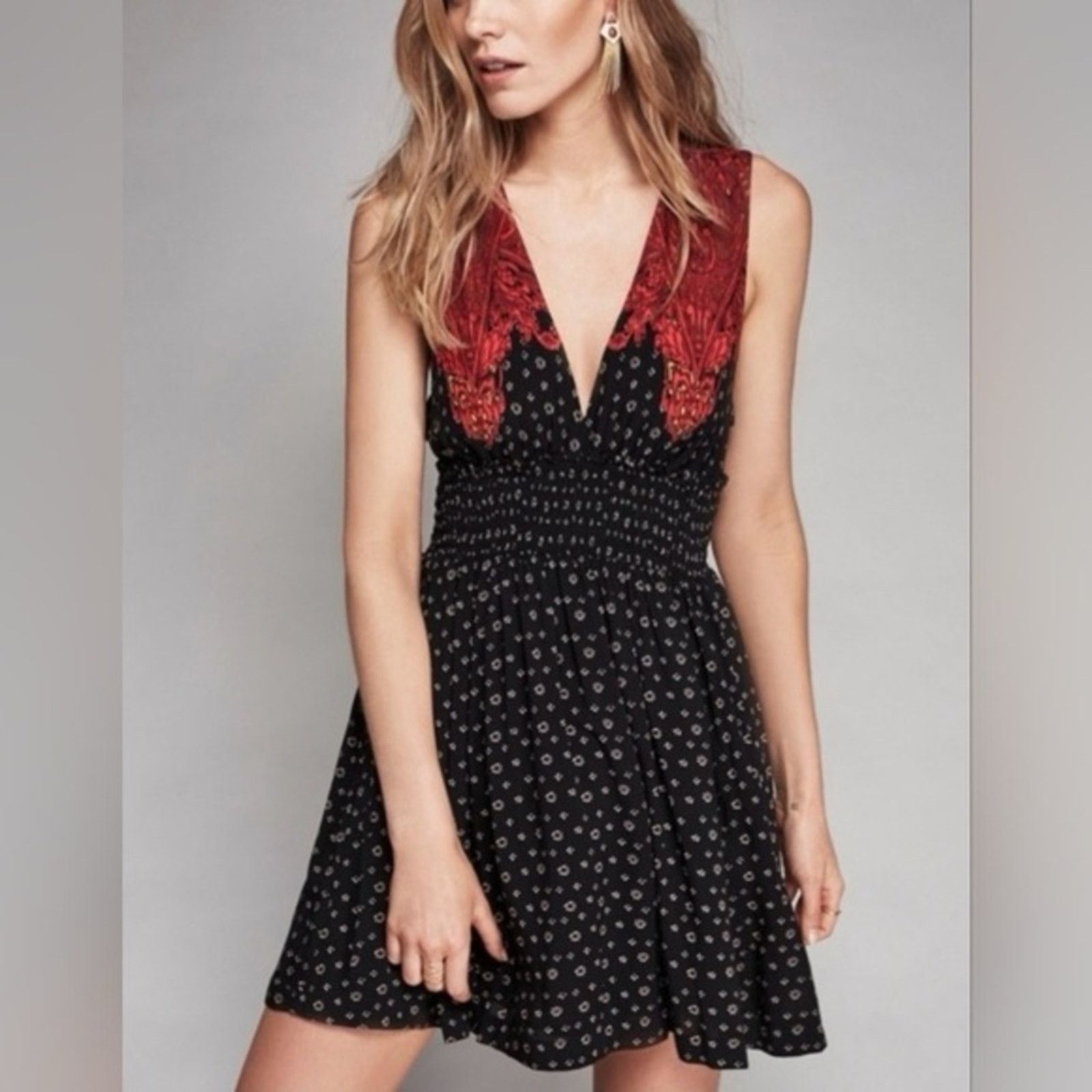 Free People Free People Walking Through My Dreams Mini Dress Women’s M Size M / US 6-8 / IT 42-44 - 2 Thumbnail