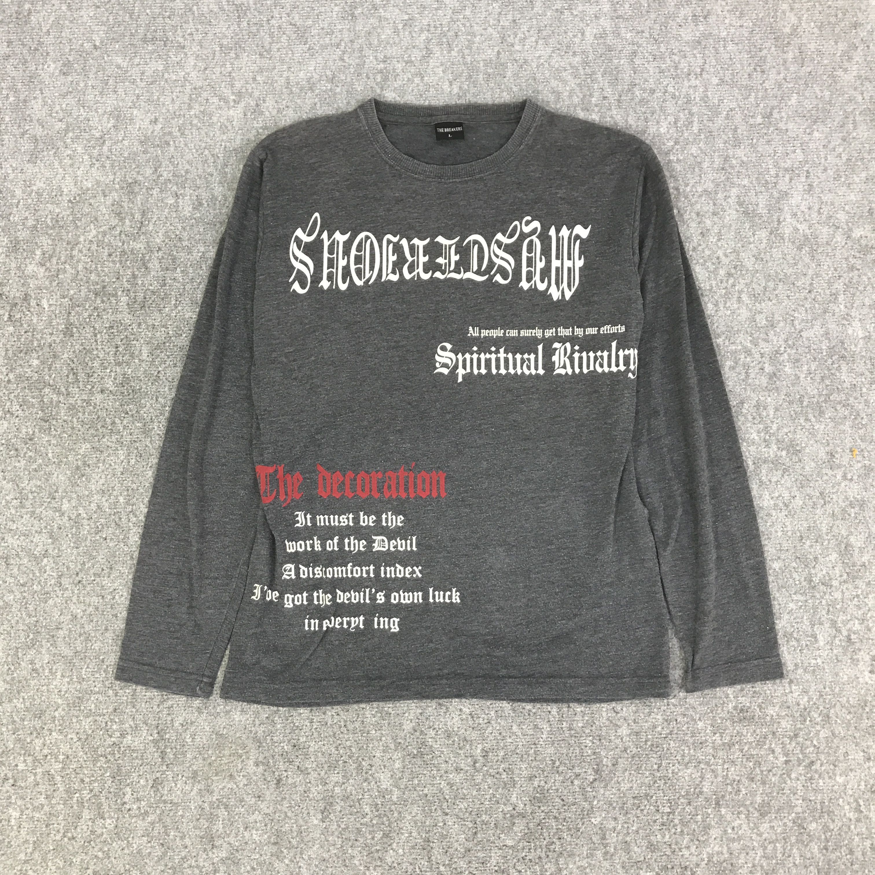 Japanese Brand PUNK JAPAN THE DESTINY LONG SLEEVE SHIRT K93B17 Size US L / EU 52-54 / 3 - 2 Thumbnail