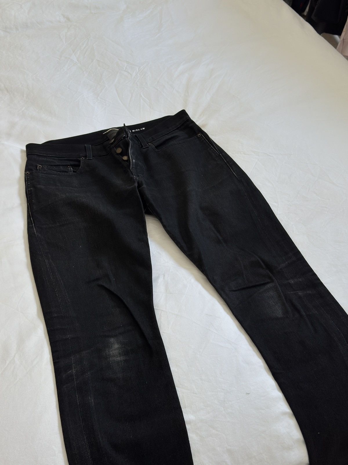 Saint Laurent Paris Saint Laurent D18 Black Denim Jeans Size US 32 / EU 48 - 3 Thumbnail
