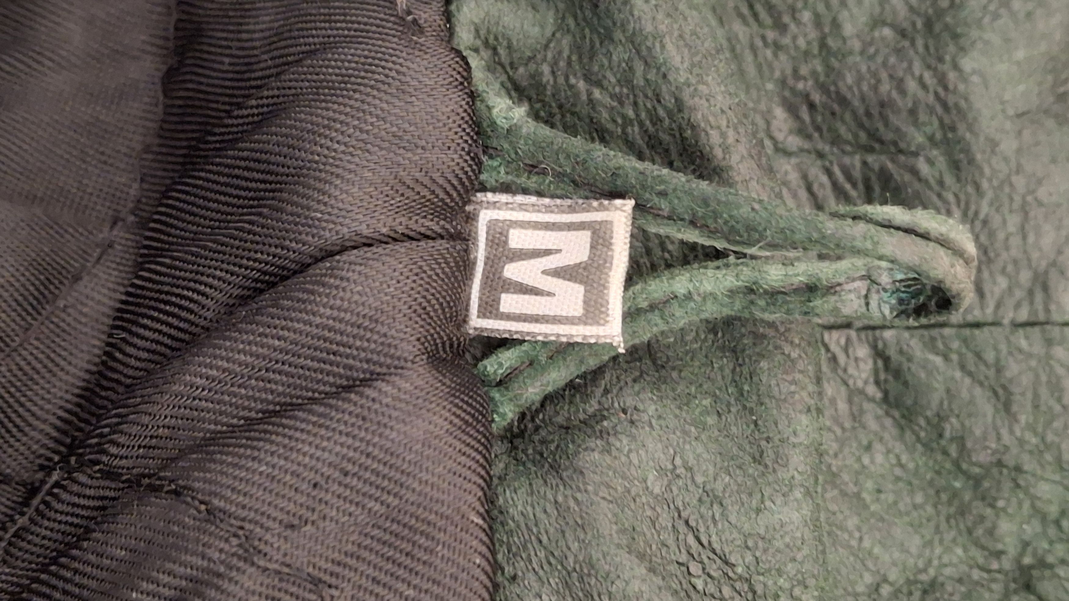 Vintage Vintage 80s Oversized Hooded Leather Parka Graphite/Green Size M / US 6-8 / IT 42-44 - 17 Thumbnail