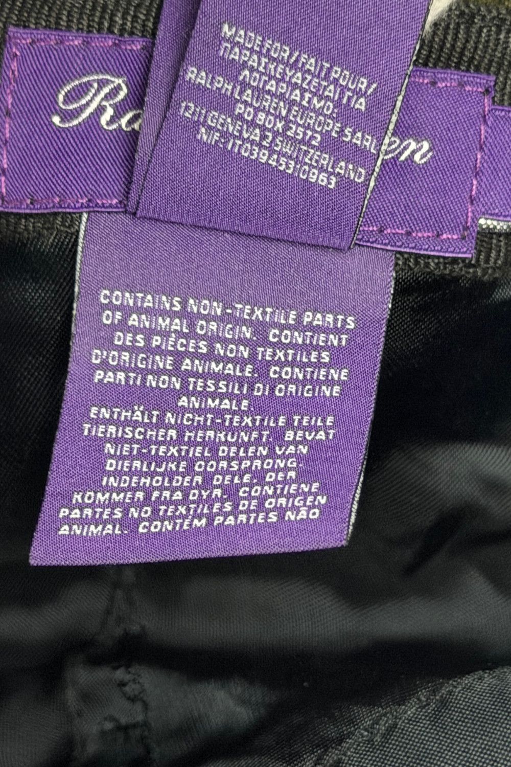 Ralph Lauren Purple Label Ralph Lauren Purple Label Cashmere Baseball Cap Leather Size ONE SIZE - 15 Thumbnail