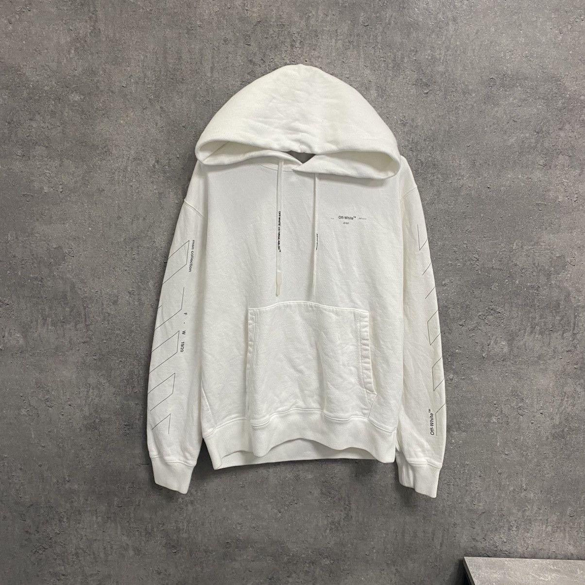 Off-White Off White Unfinished Arrows Hoodie Big Logo Size L Size US L / EU 52-54 / 3 - 2 Thumbnail