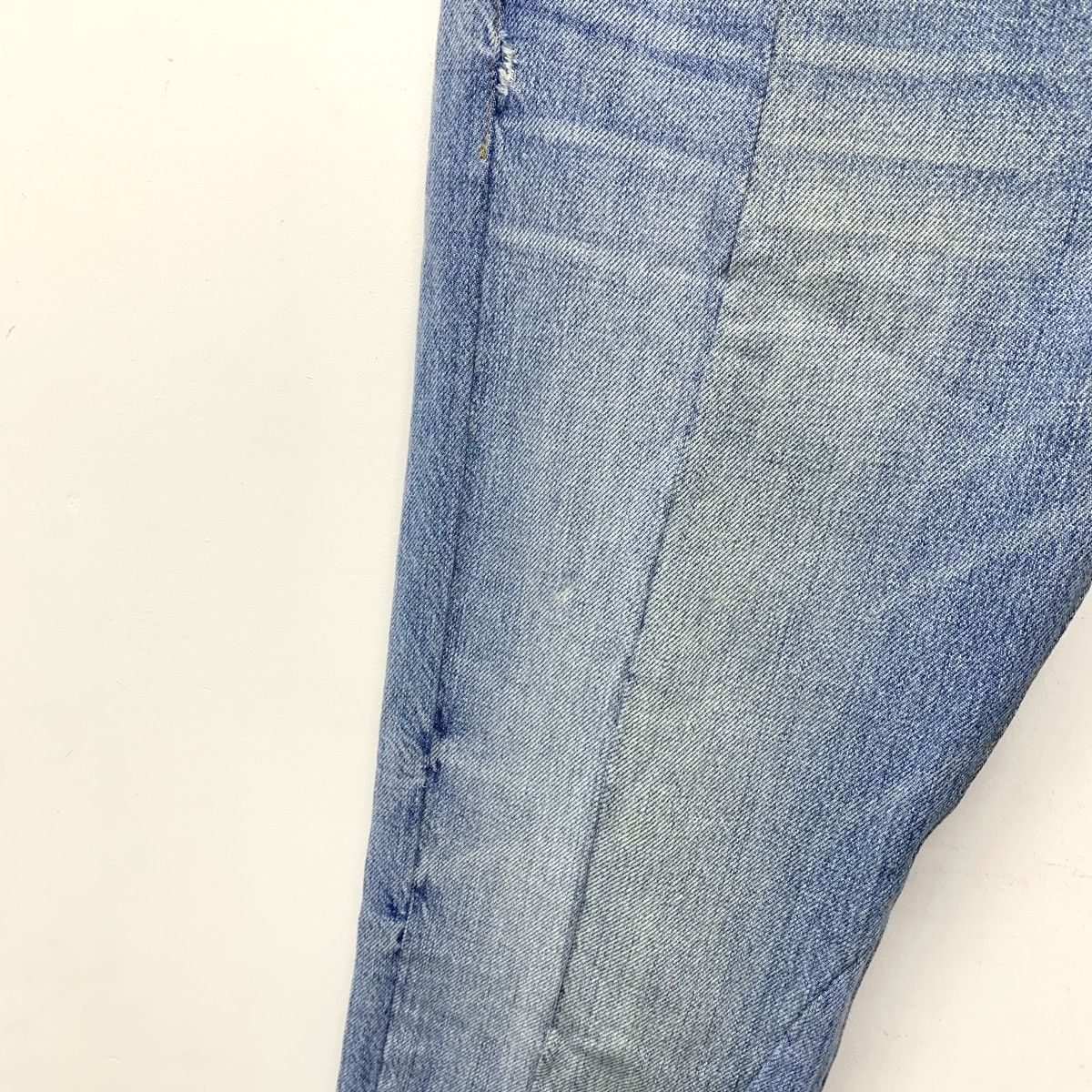 Frame FRAME Blue Washed Vintage Irregular Hem Denim Pants K26WX Size 28" / US 6 / IT 42 - 4 Thumbnail
