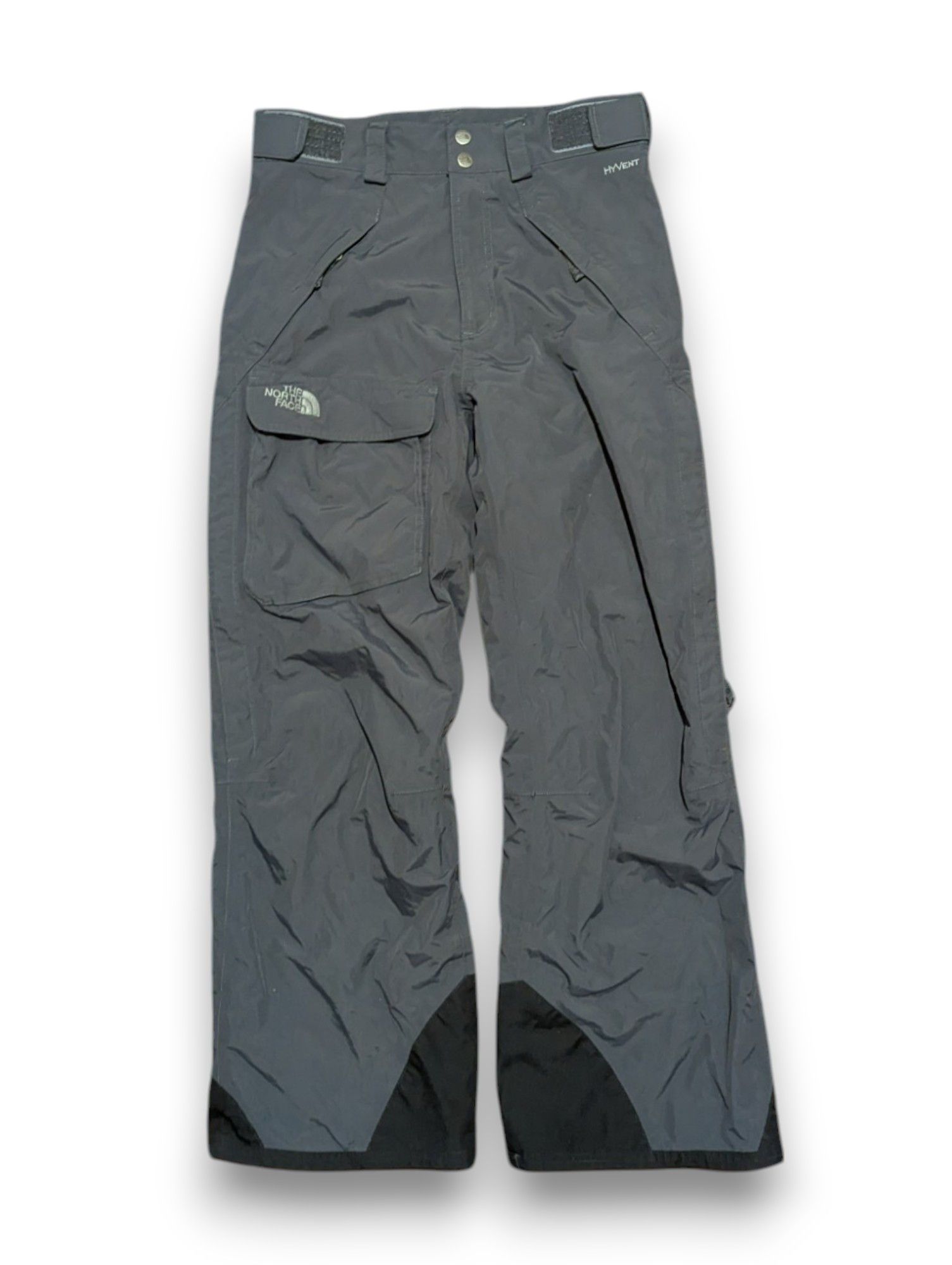 The North Face HyVent Pants Skiing Outdoor Gray Black