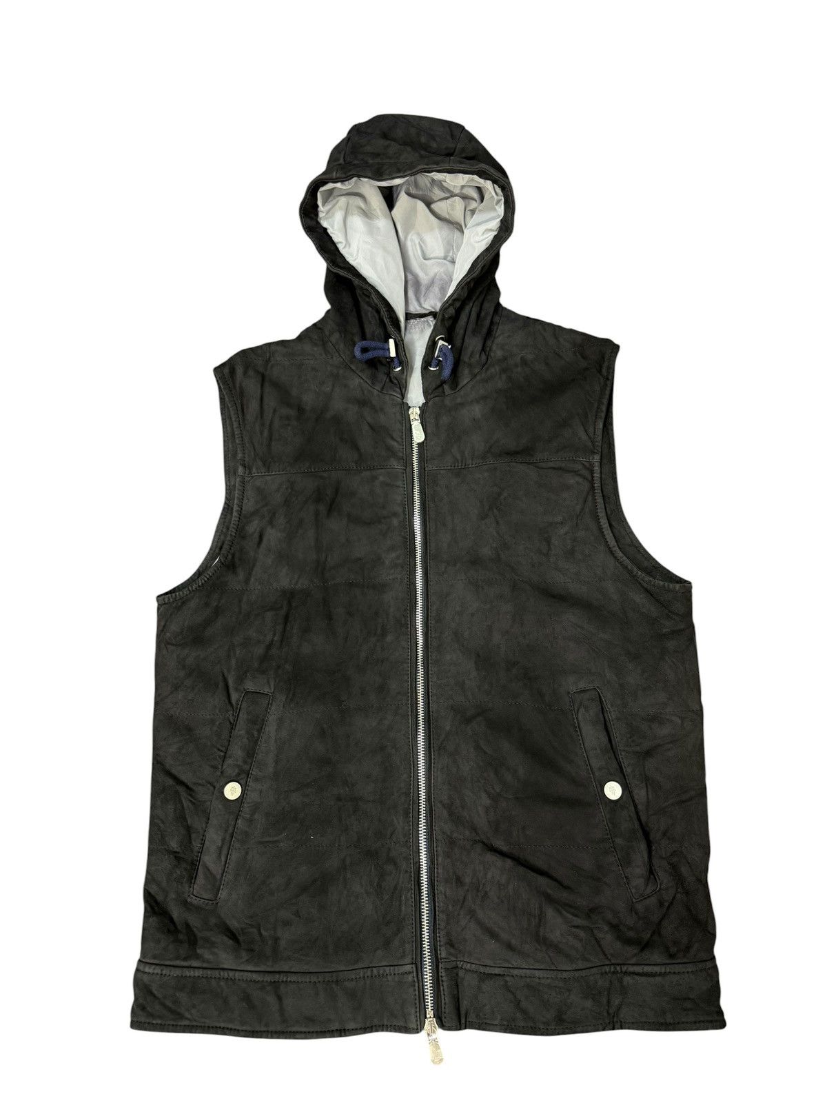 Eleventy Suede Lamb Leather Eleventy Hoodie Jkt cdg visvim 7🟩3 Size US S / EU 44-46 / 1 - 1 Thumbnail