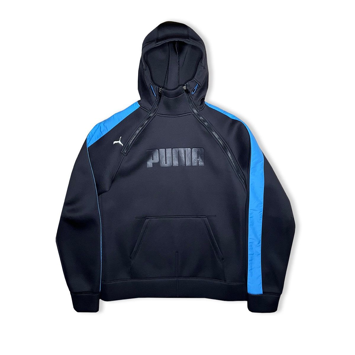 Puma 2000’s Puma Scuba Dual Zip Technical Hoodie Size US L / EU 52-54 / 3 - 1 Thumbnail