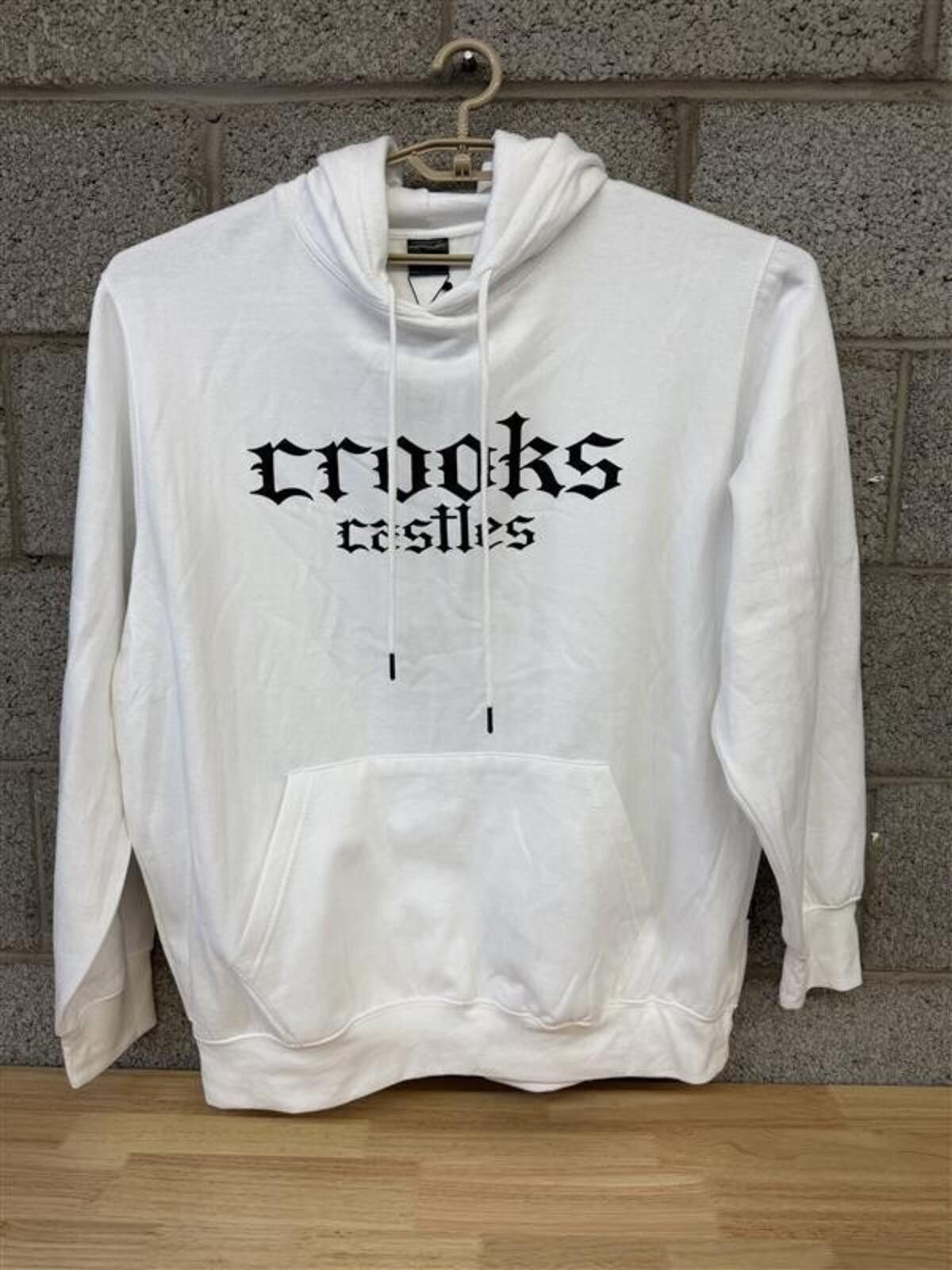 Crooks & Castles 2020s Crooks & Castles Logo Hoodie White Pullover Size 3XL Size US XXL / EU 58 / 5 - 1 Thumbnail