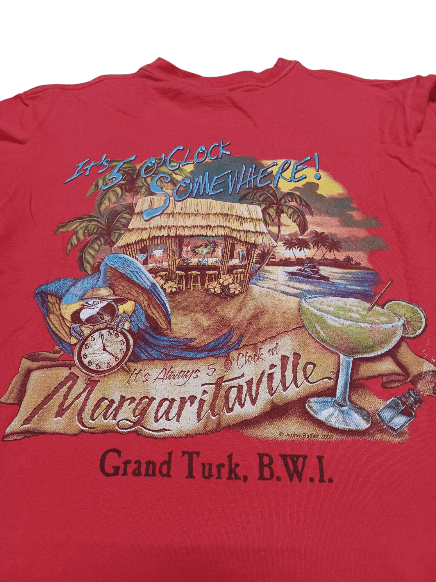 Bob Marley MARGARITVILLE JIMMY BUFFET 2006 VINTAGE JAMAICA TEE Size US M / EU 48-50 / 2 - 2 Thumbnail