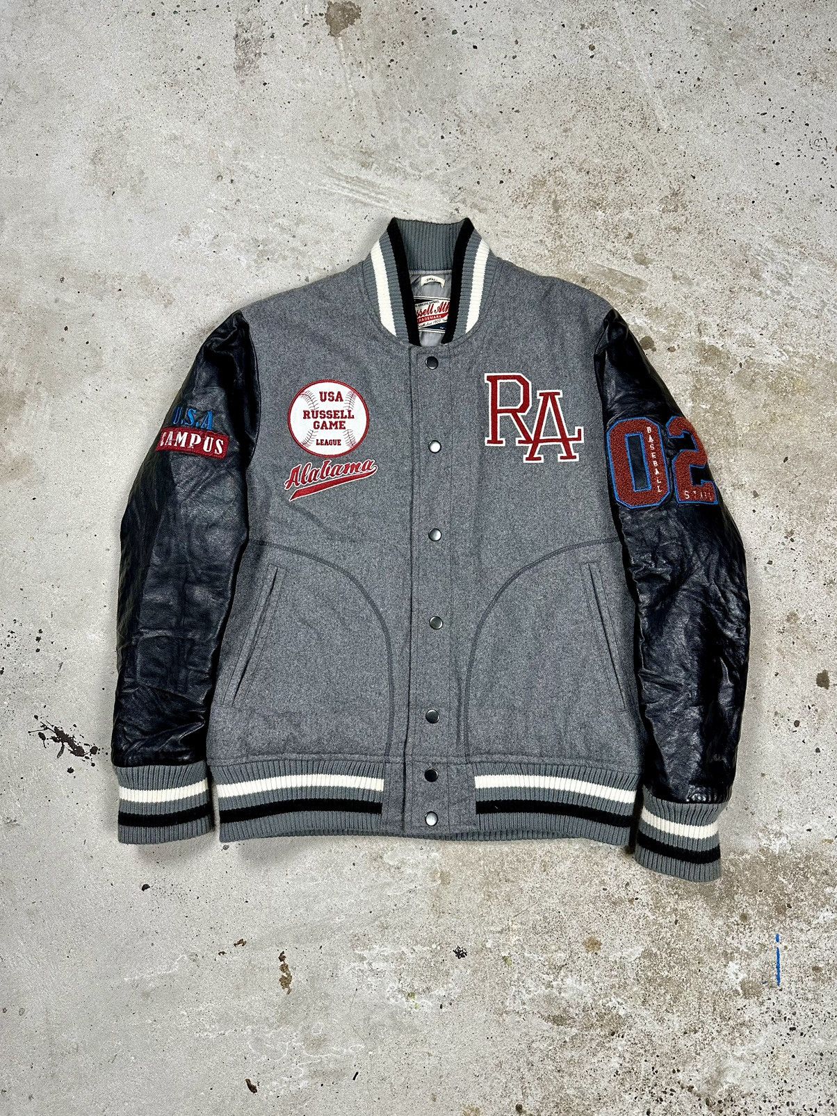 Russell Athletic × Vintage Vintage Y2K Russell Athletic Alabama Varsity Jacket Bomber Size US S / EU 44-46 / 1 - 1 Thumbnail