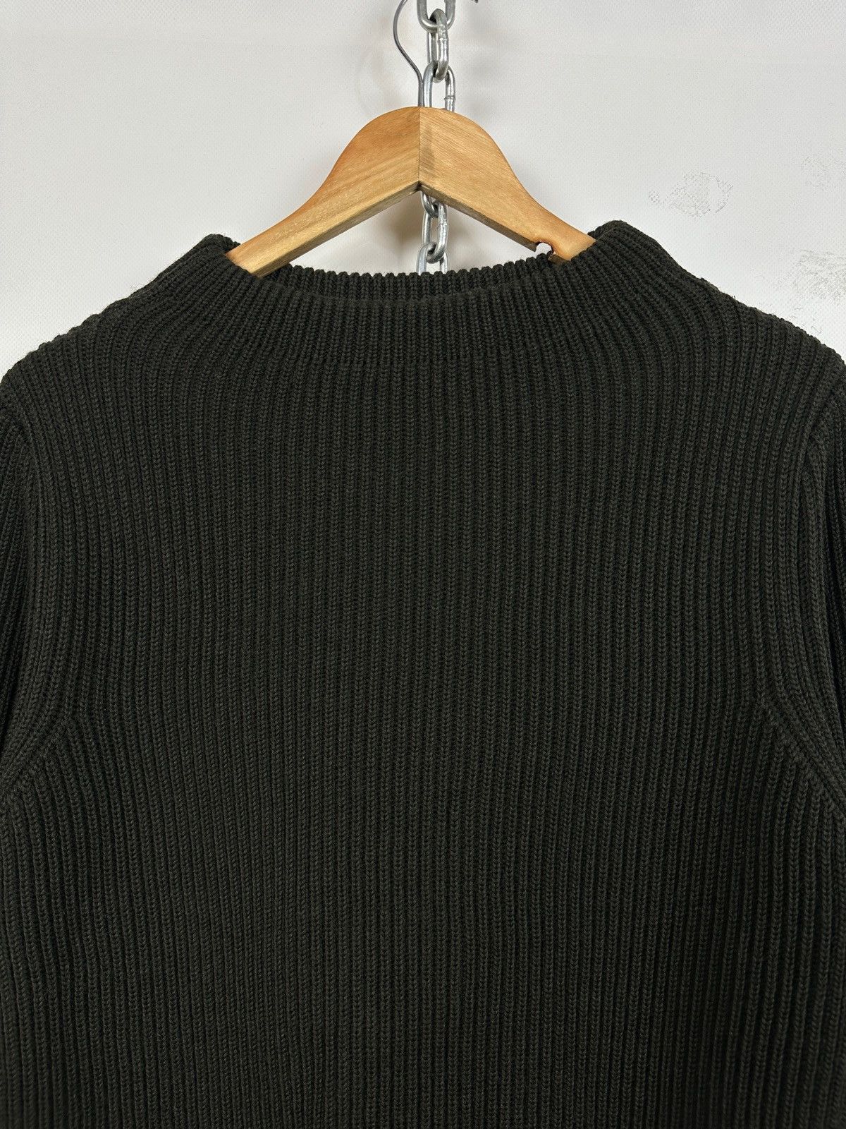 Andersen Andersen Andersen-Andersen Crewneck Navy Green Wool Sweater Size US S / EU 44-46 / 1 - 7 Thumbnail