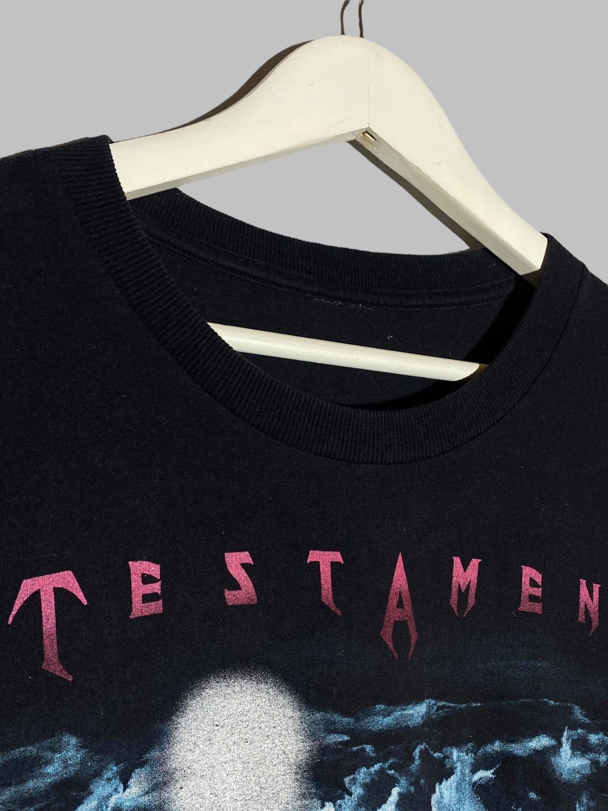 Band Tees × Vintage Vintage Testament Souls of Black Graphic Print Black Tee Size US L / EU 52-54 / 3 - 6 Thumbnail