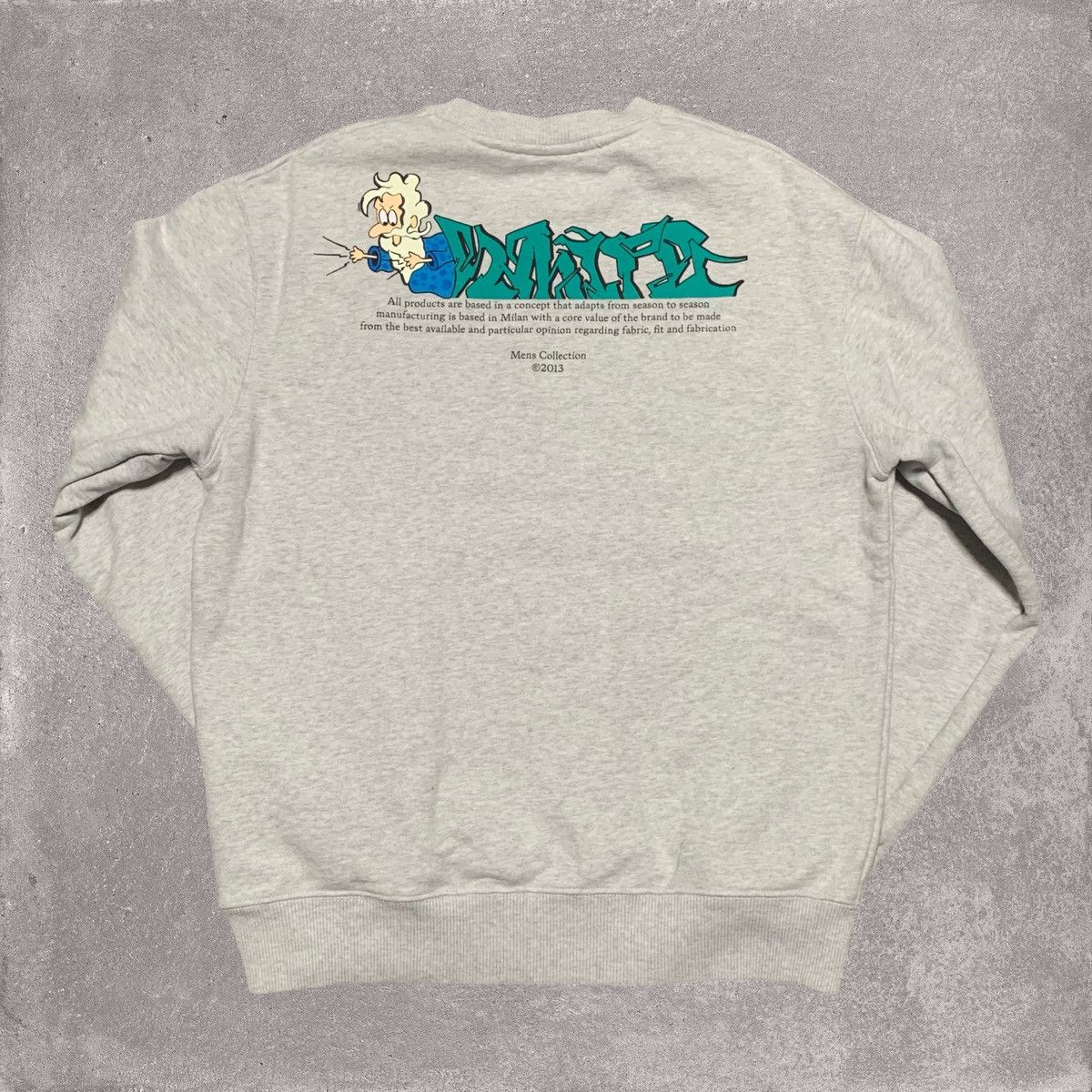 Off-White Off White Medium Wizard Cartoon Graffiti Grey Sweatshirt Size US M / EU 48-50 / 2 - 2 Thumbnail