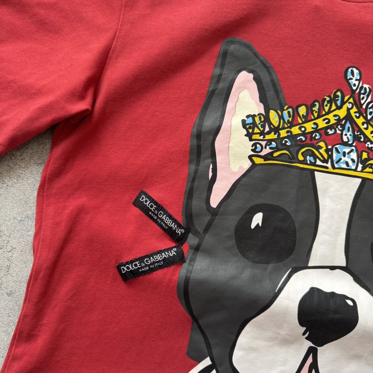 Dolce & Gabbana D&G Dolce & Gabbana «2018 Year of the Dog» T-Shirt Size M / US 6-8 / IT 42-44 - 6 Thumbnail