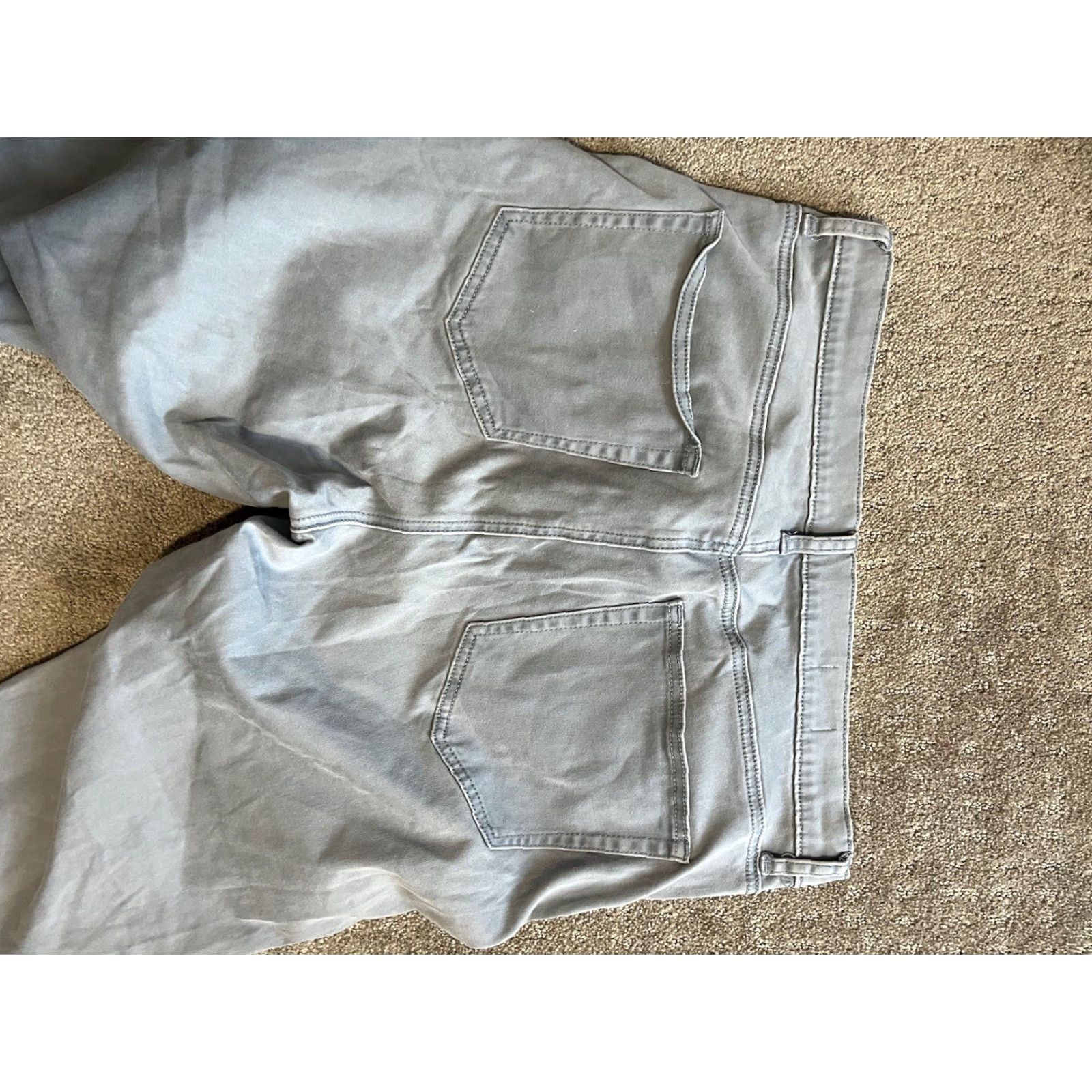 Gap Women’s Gap 1969 High Rise Skinny Jeans Size 33R Stretch Denim Gray Size 24" / US 00 / IT 34 - 4 Thumbnail