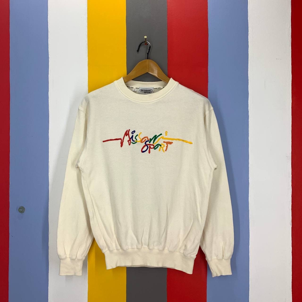 Missoni MISSONI SPORT Crew Neck Sweatshirt #2383-11 Size US M / EU 48-50 / 2 - 1 Thumbnail