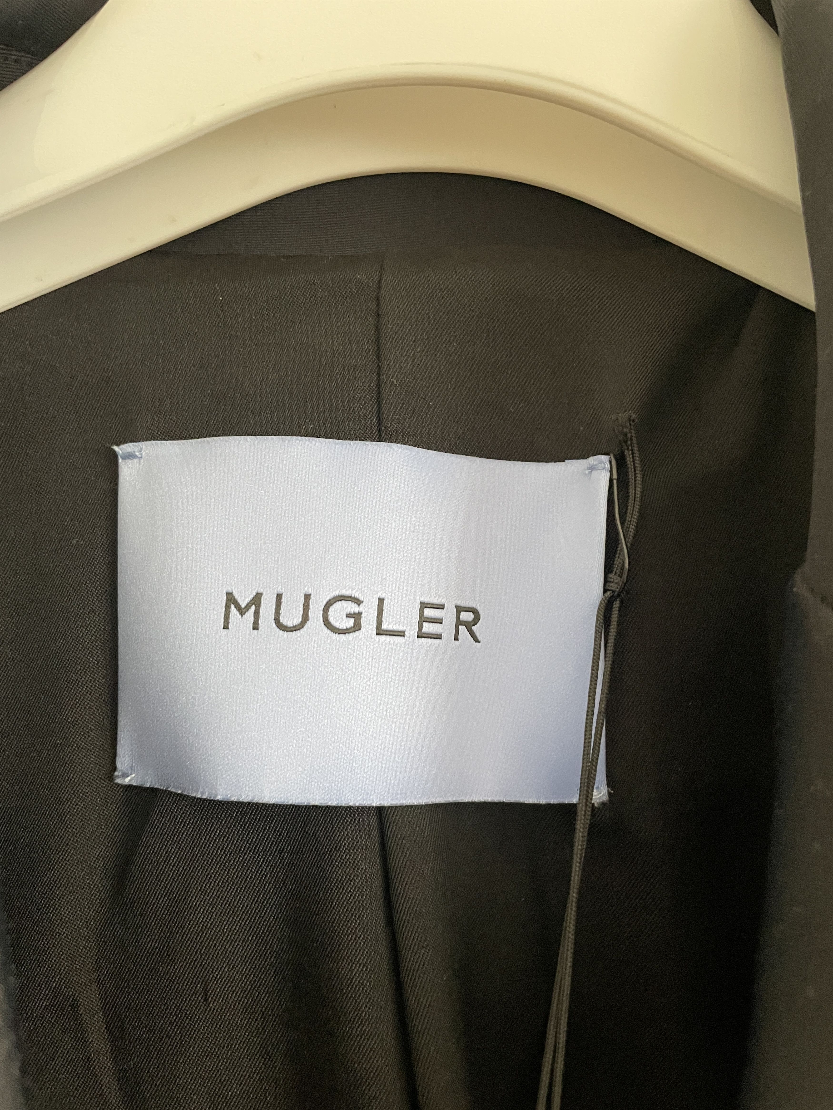Mugler Mugler Black Structured Blazer – NEW with tag Size M / US 6-8 / IT 42-44 - 6 Thumbnail