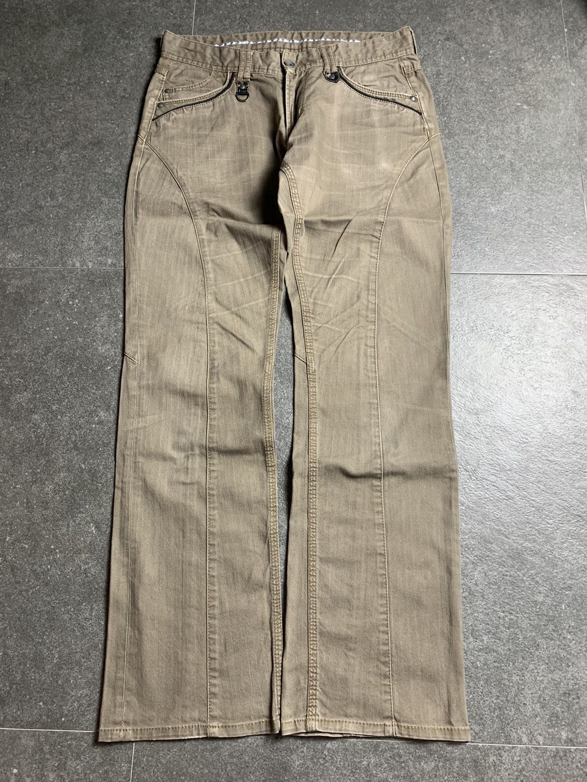 Japanese Brand 2000s Nicole Club For Men Bootcut Pants Size US 31 - 2 Thumbnail