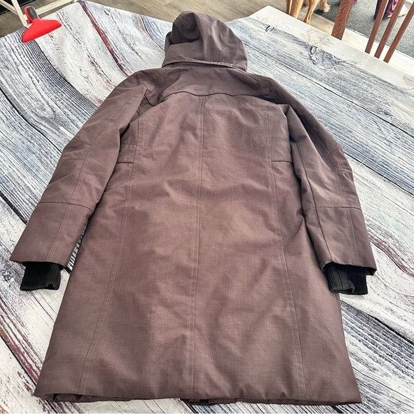 Other LOLE Women's Long Hooded Insulated Winter Coat - Taupe Brown Size L / US 10 / IT 46 - 3 Thumbnail