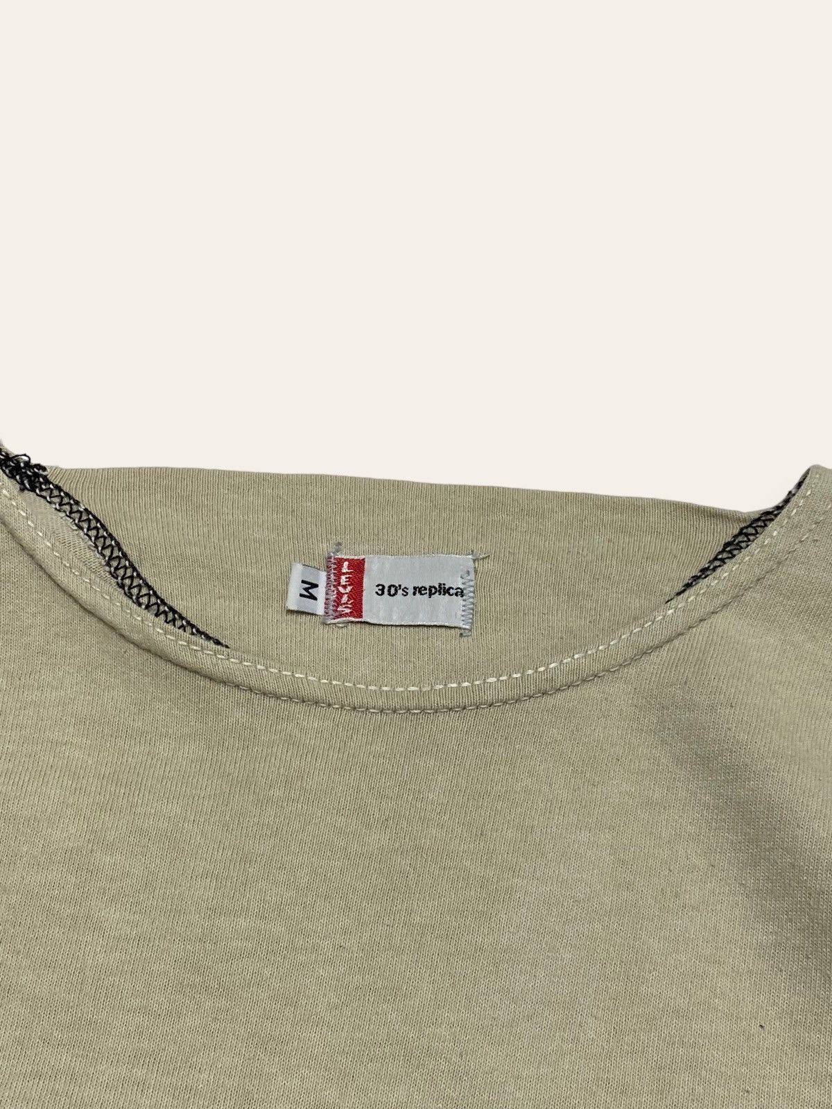Levi's Vintage Clothing Vintage LEVI'S 30's Replica Luke Long Sleeve Tee Shirt Size US M / EU 48-50 / 2 - 4 Thumbnail