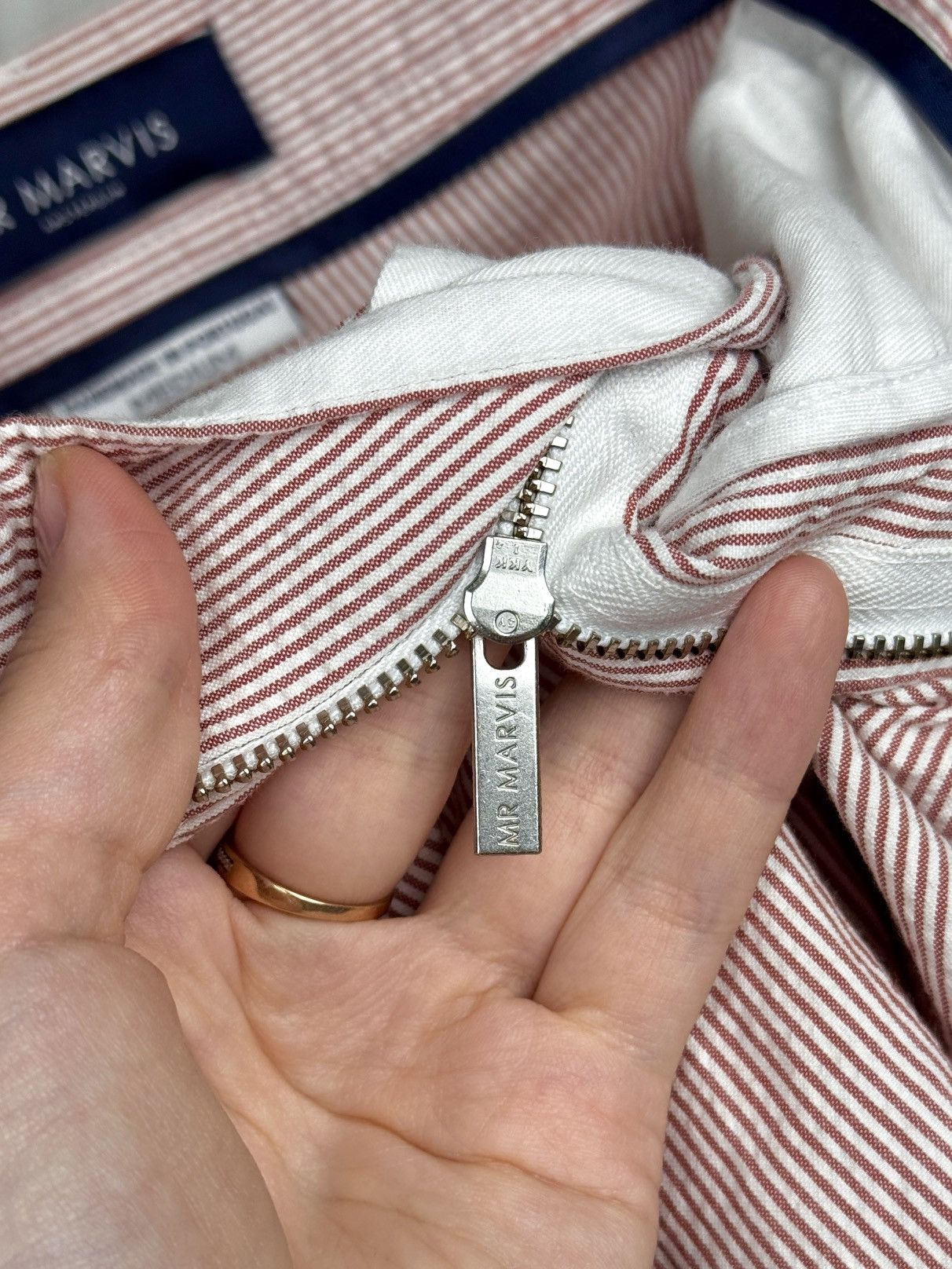 Other Mr. Marvis red striped The Decks cotton shorts size M Size US 32 / EU 48 - 12 Thumbnail