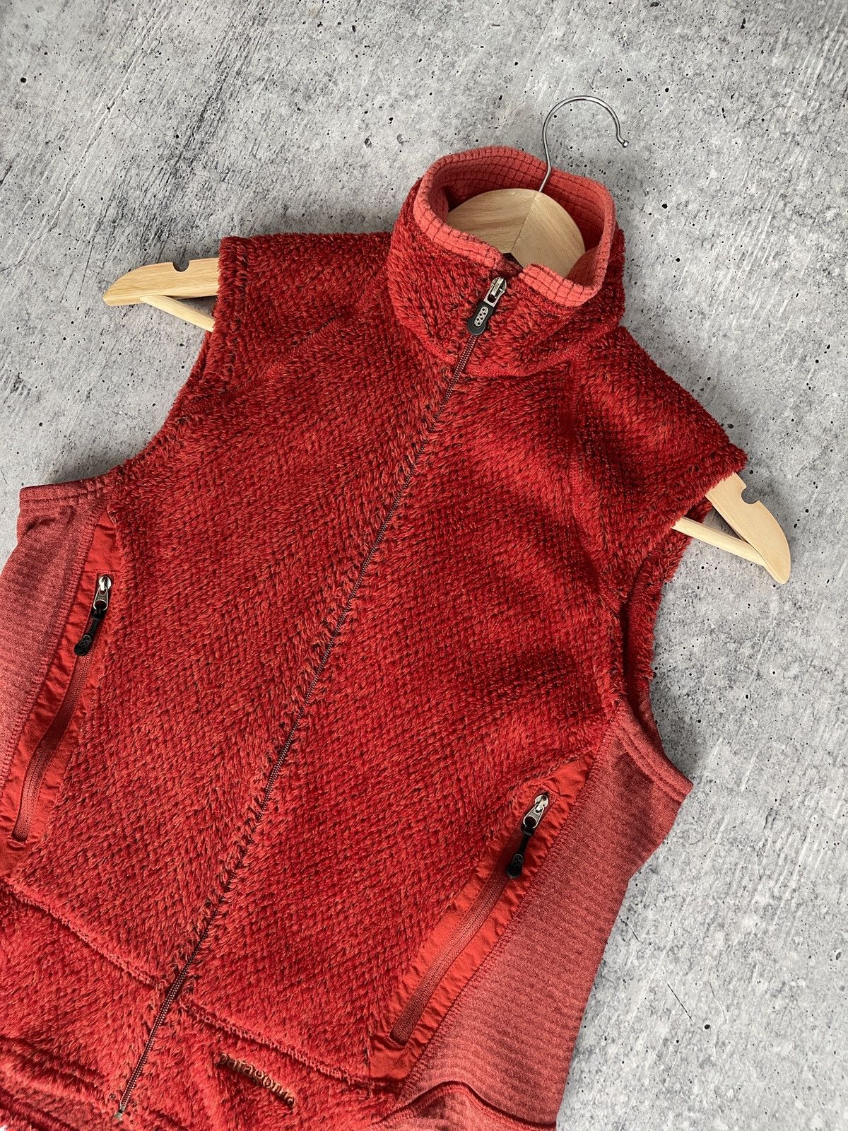 Patagonia × Vintage Patagonia Women's Polartec Fleece Vest Red size XS Size XS / US 0-2 / IT 36-38 - 6 Thumbnail