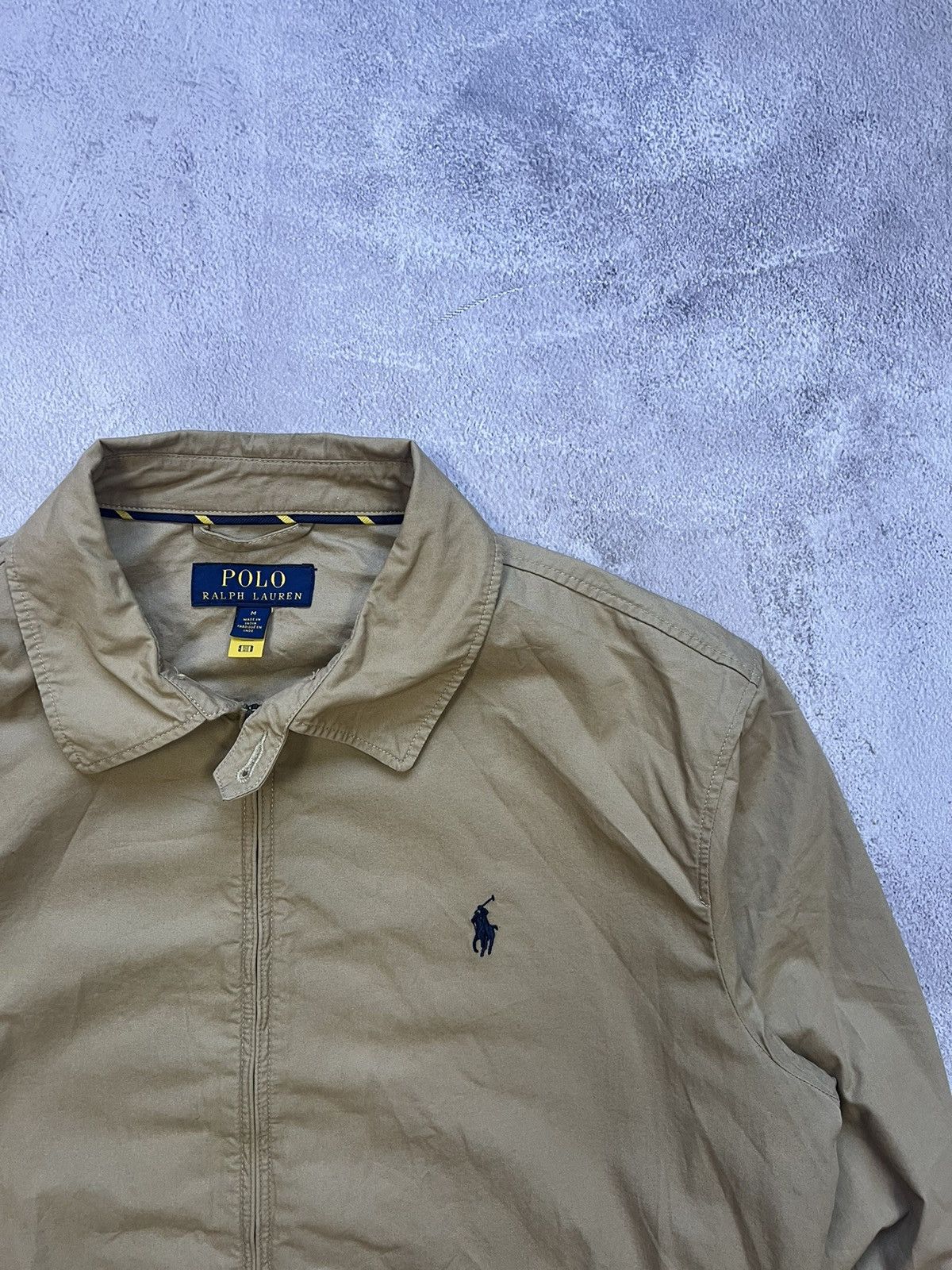 Polo Ralph Lauren Polo Ralph Lauren Vintage Beige Bomber Jacket Size:M Size US M / EU 48-50 / 2 - 4 Thumbnail
