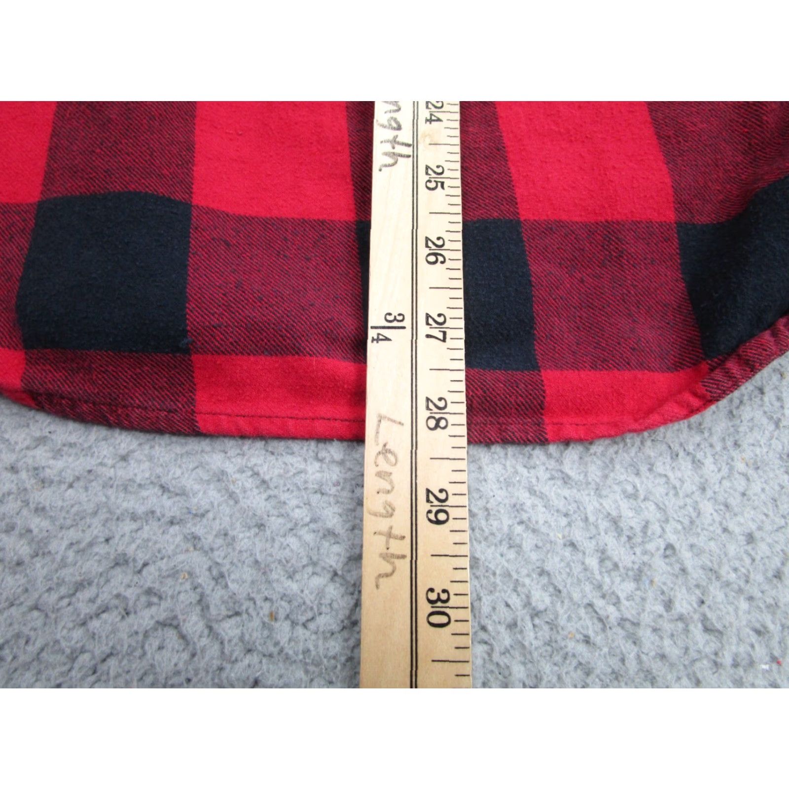 Vintage Salt Valley Mens Flannel Shirt M Red Black Plaid Long Sleeve Casual Western Size US M / EU 48-50 / 2 - 7 Thumbnail