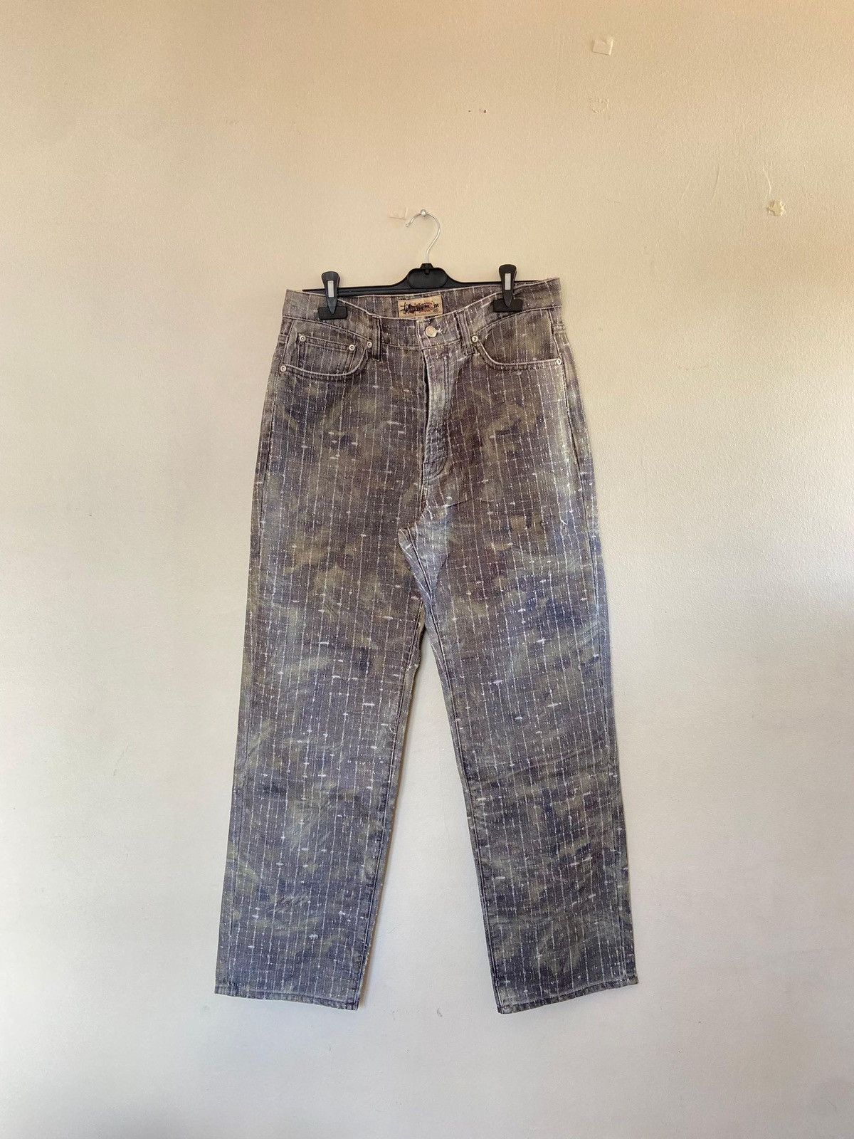 Stussy Needle Punch Big Ol Jeans