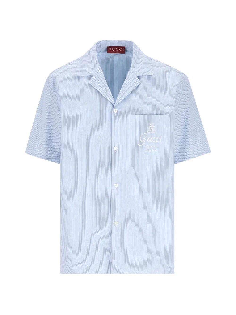 Gucci Thin Strip `Disco` Bowling Shirt Size US M / EU 48-50 / 2 - 1 Thumbnail