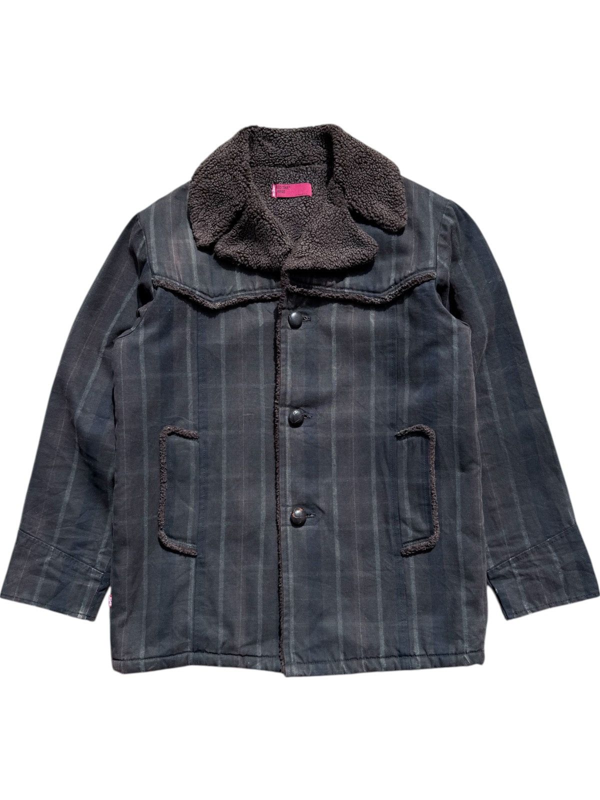 Vintage Levi' Strauss Duck Canvas Deep Pile Fleece Jacket